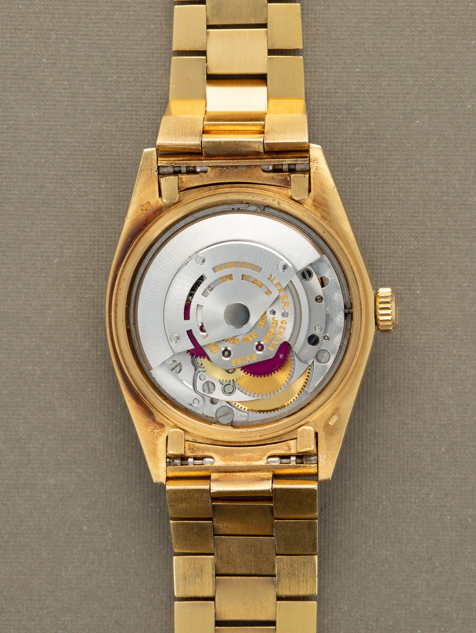 Rolex Day-Date Ref. 1803 - Sunburst Grey 'Sigma' Dial W/ Diamond Indices Unpolished