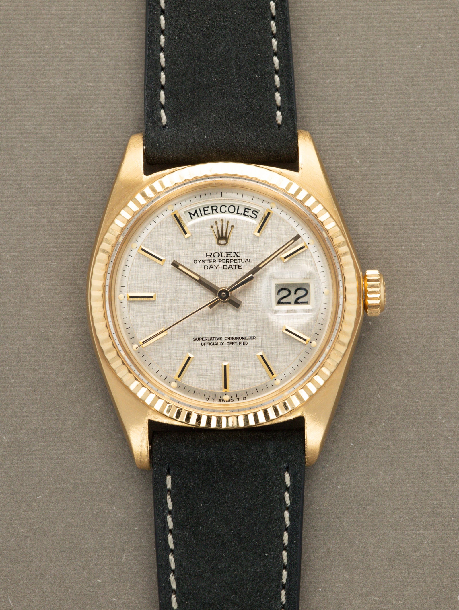Rolex Day-Date Ref. 1803 - Silver 'Linen' Dial