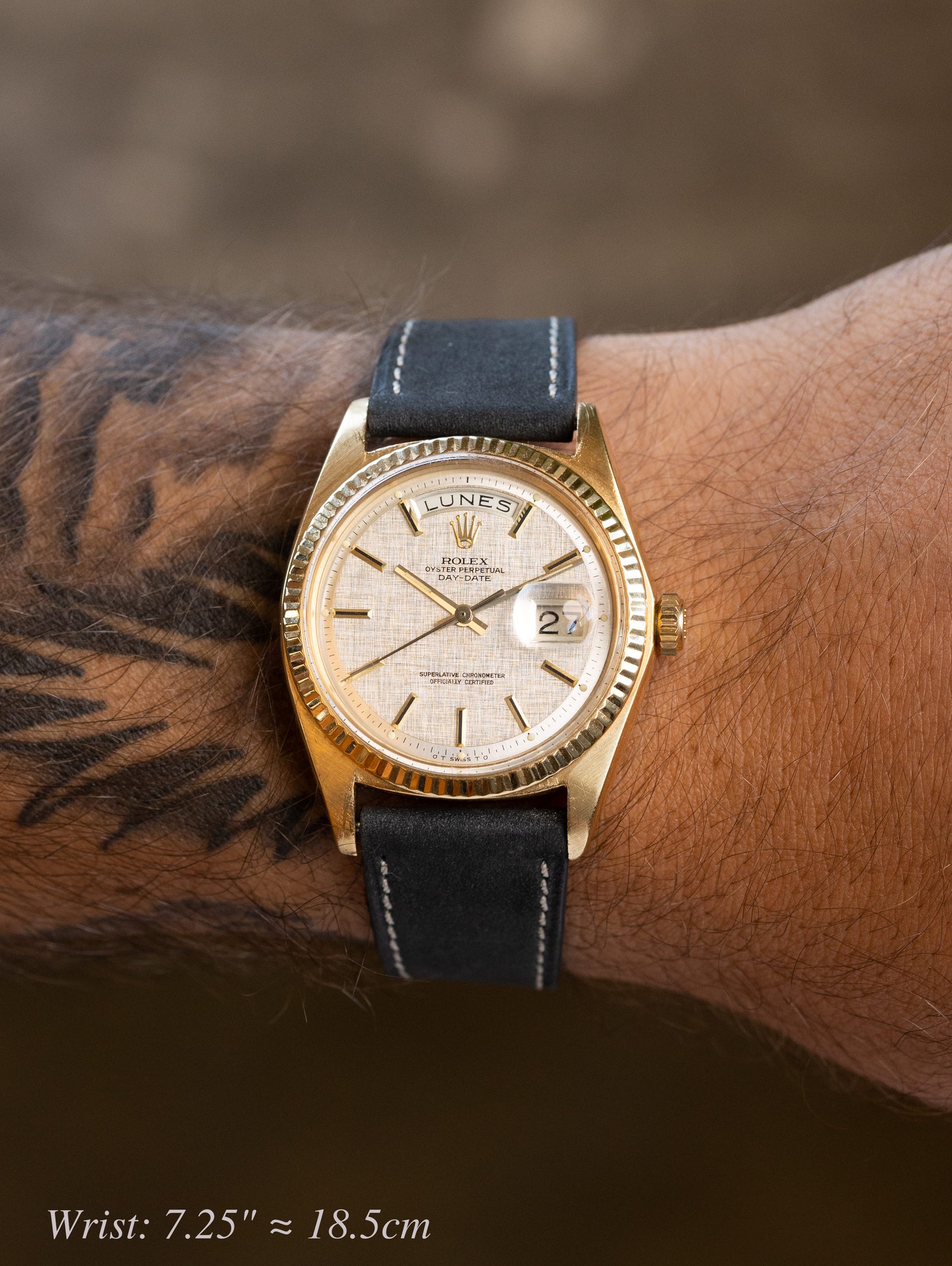 Rolex Day-Date Ref. 1803 - Silver 'Linen' Dial
