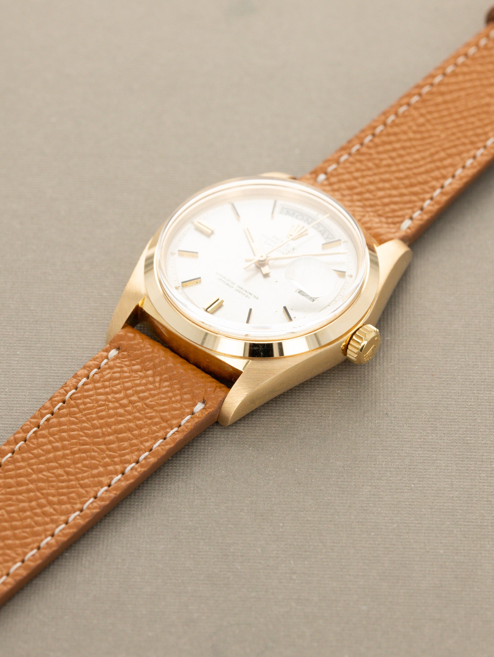 Rolex Day-Date Ref. 1802 - Silver 'Linen' Dial