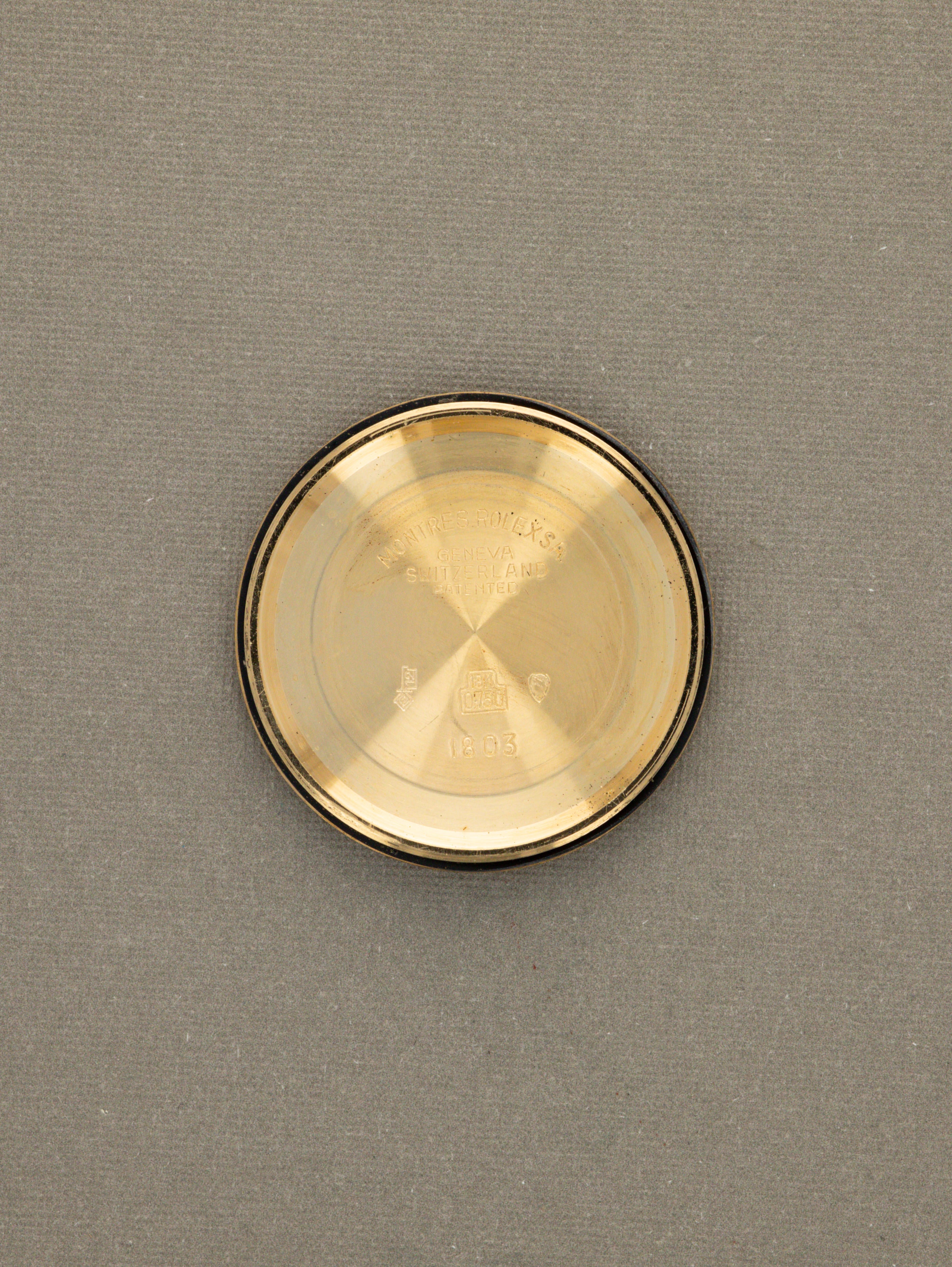 Rolex Day-Date Ref. 1803 - Champagne 'Linen Non-Luminous' Dial Unpolished W/ Box & Papers