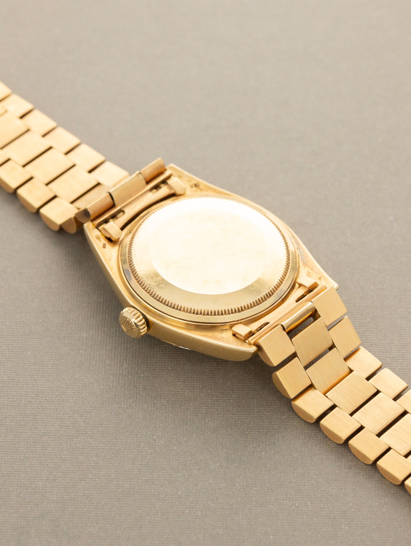 Rolex Day-Date Ref. 1803 - Champagne 'Linen Non-Luminous' Dial Unpolished W/ Box & Papers