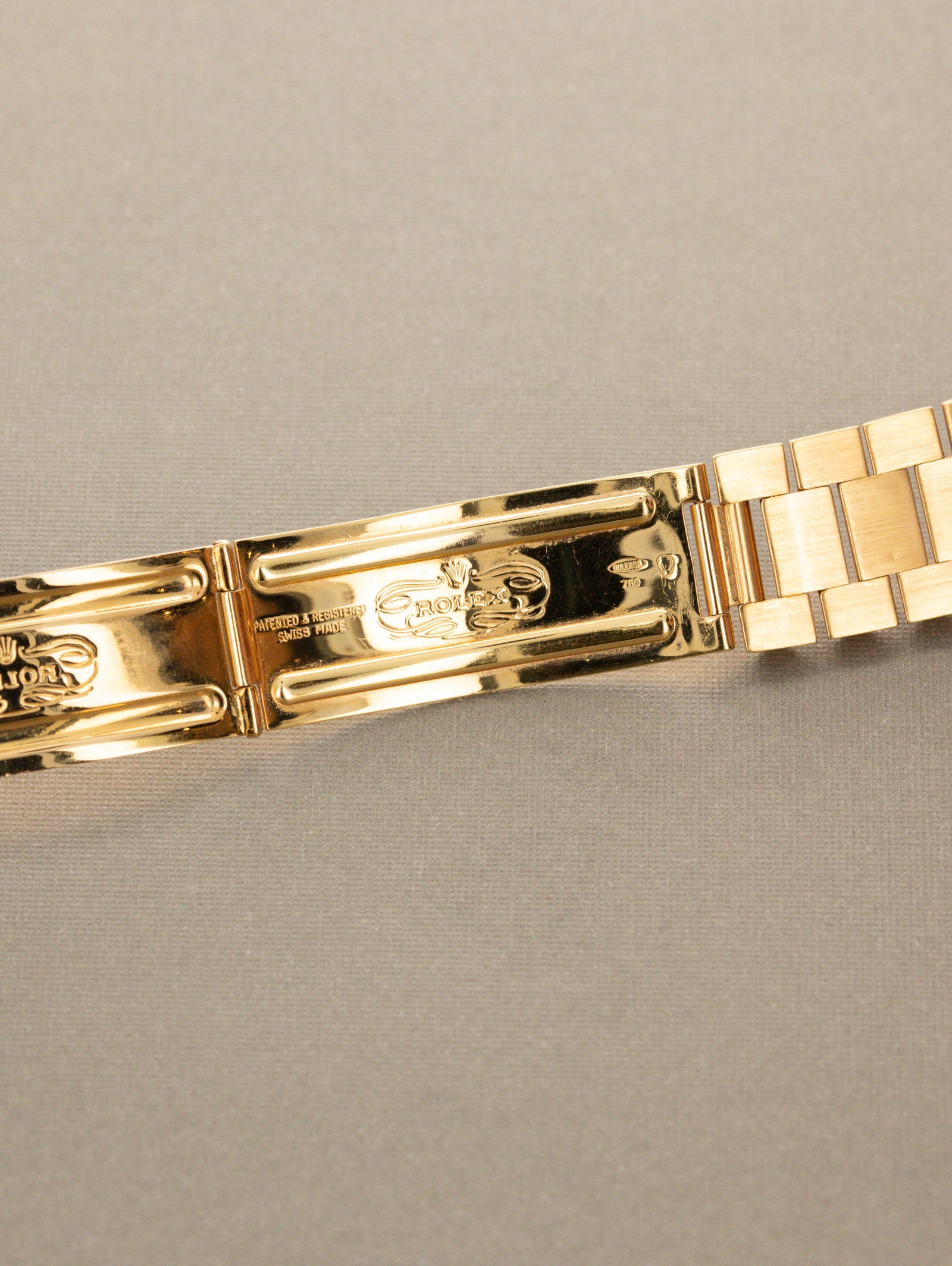 Rolex Day-Date Ref. 1803 - Champagne 'Linen Non-Luminous' Dial Unpolished W/ Box & Papers