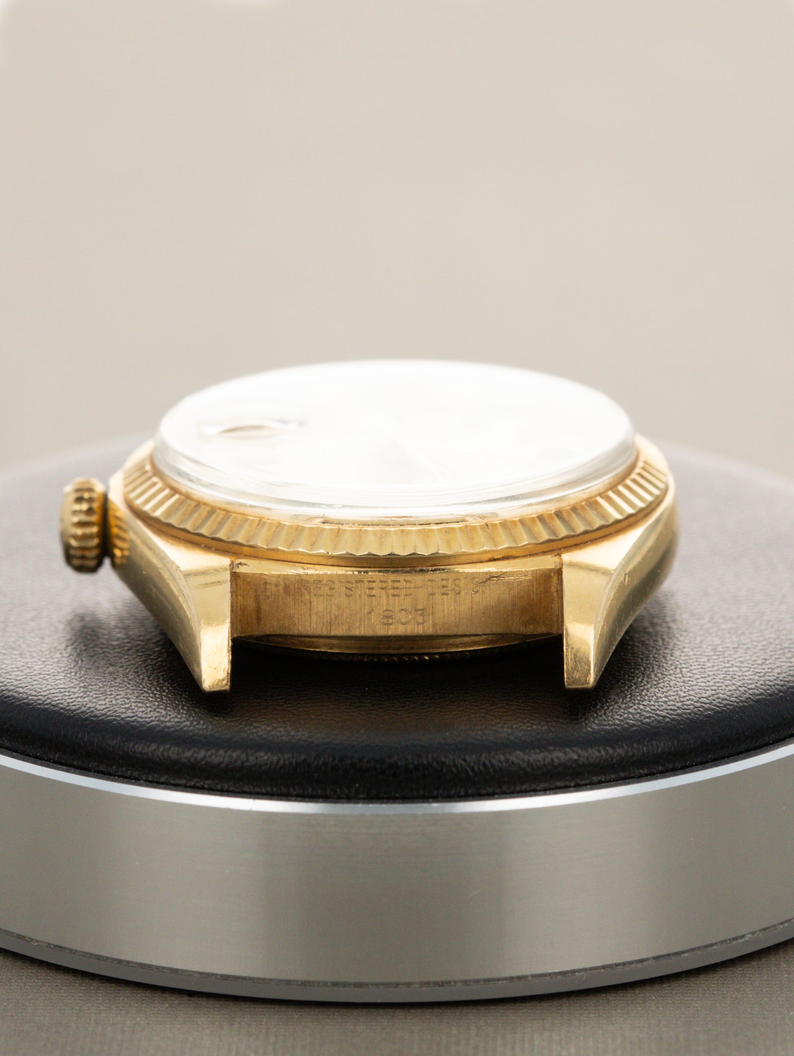 Rolex Day-Date Ref. 1803 - Champagne 'Linen Non-Luminous' Dial Unpolished W/ Box & Papers