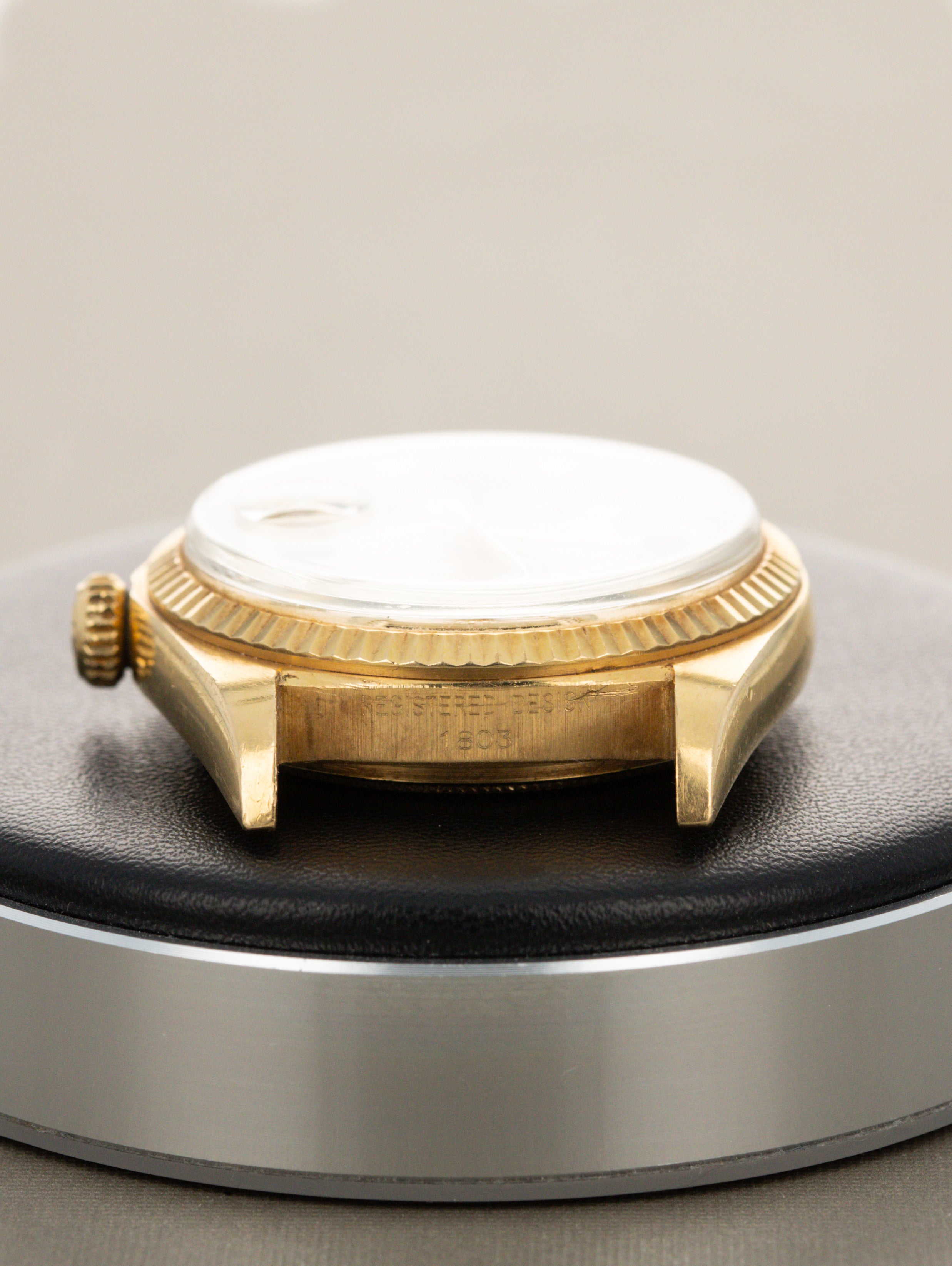 Rolex Day-Date Ref. 1803 - Champagne 'Linen Non-Luminous' Dial Unpolished W/ Box & Papers