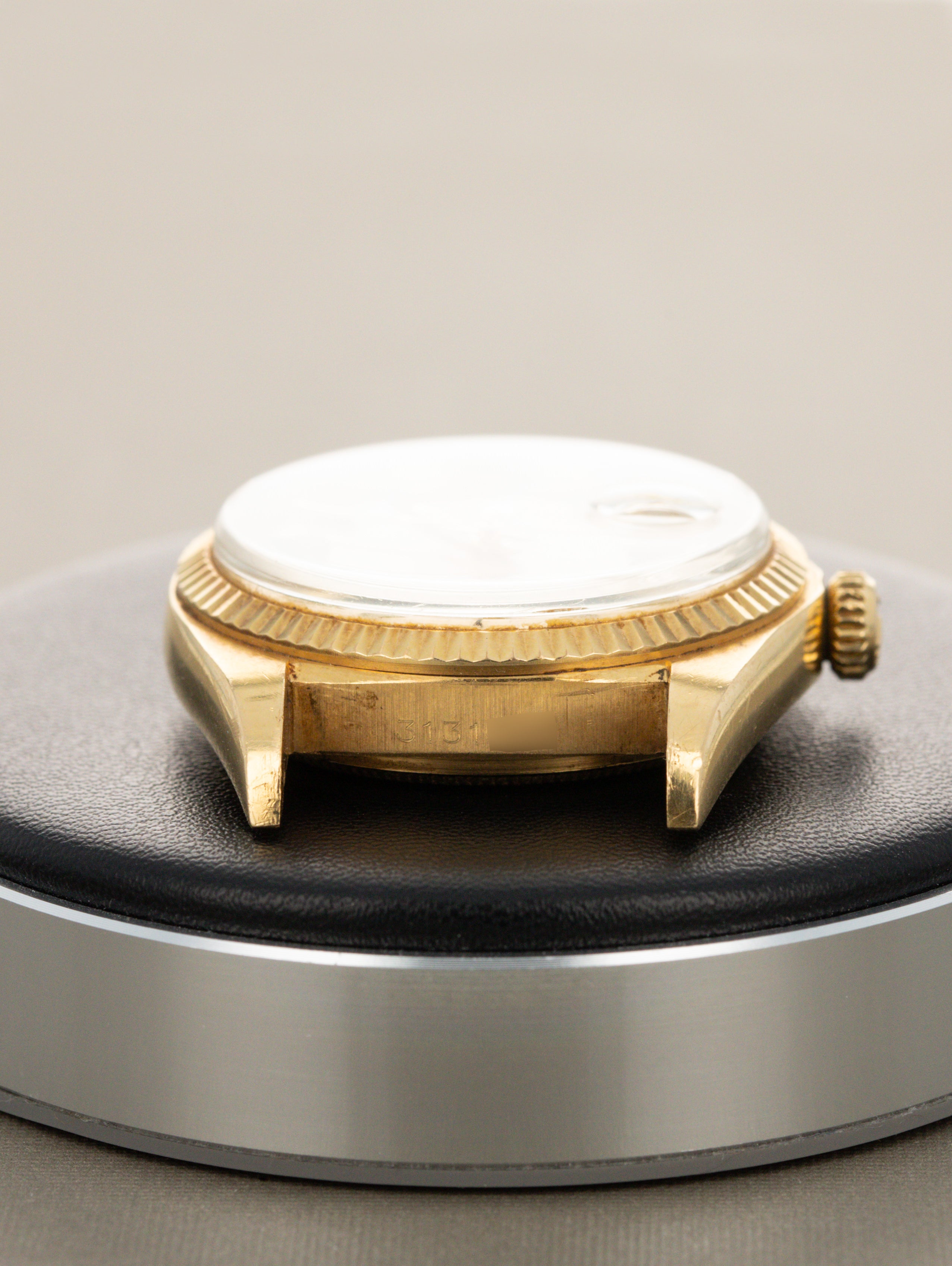 Rolex Day-Date Ref. 1803 - Champagne 'Linen Non-Luminous' Dial Unpolished W/ Box & Papers