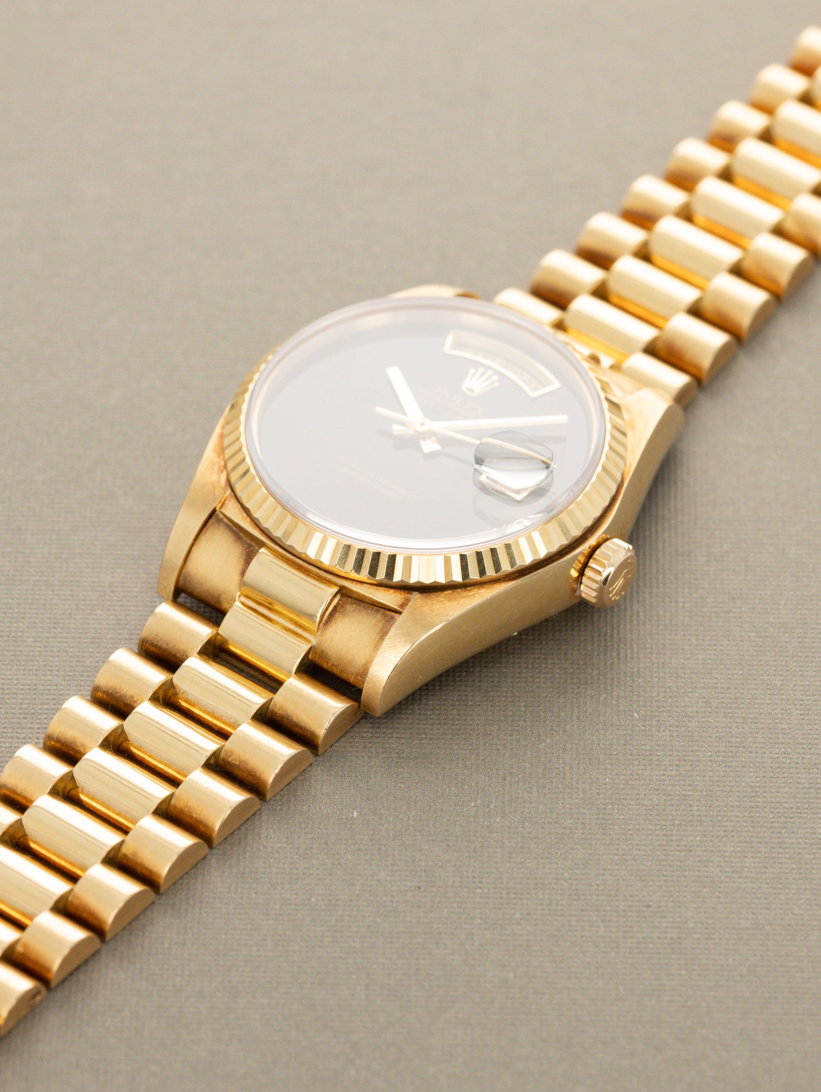 Rolex Day-Date Ref. 18038 - 'Onyx' Dial Unpolished