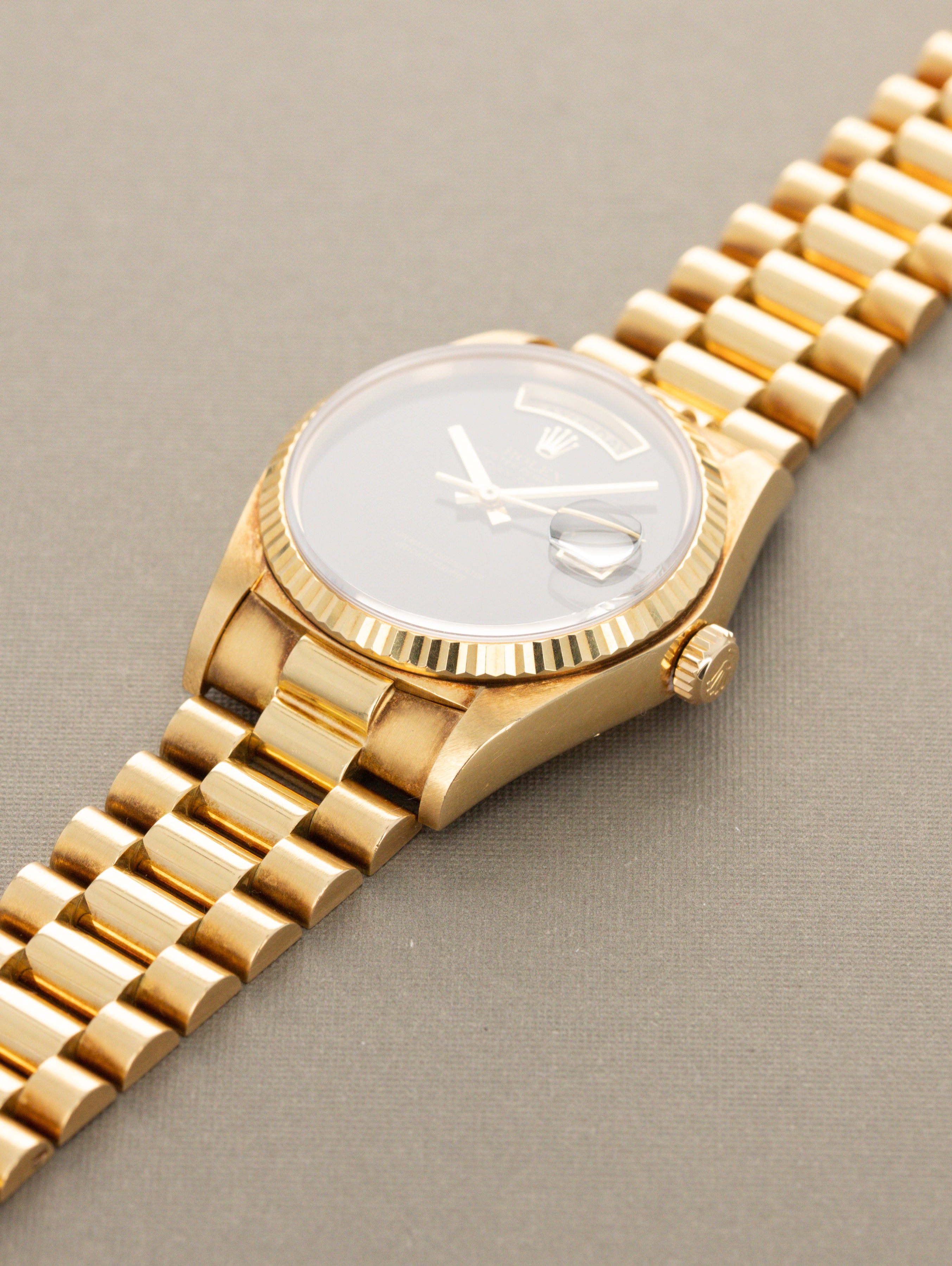 Rolex Day-Date Ref. 18038 - 'Onyx' Dial Unpolished