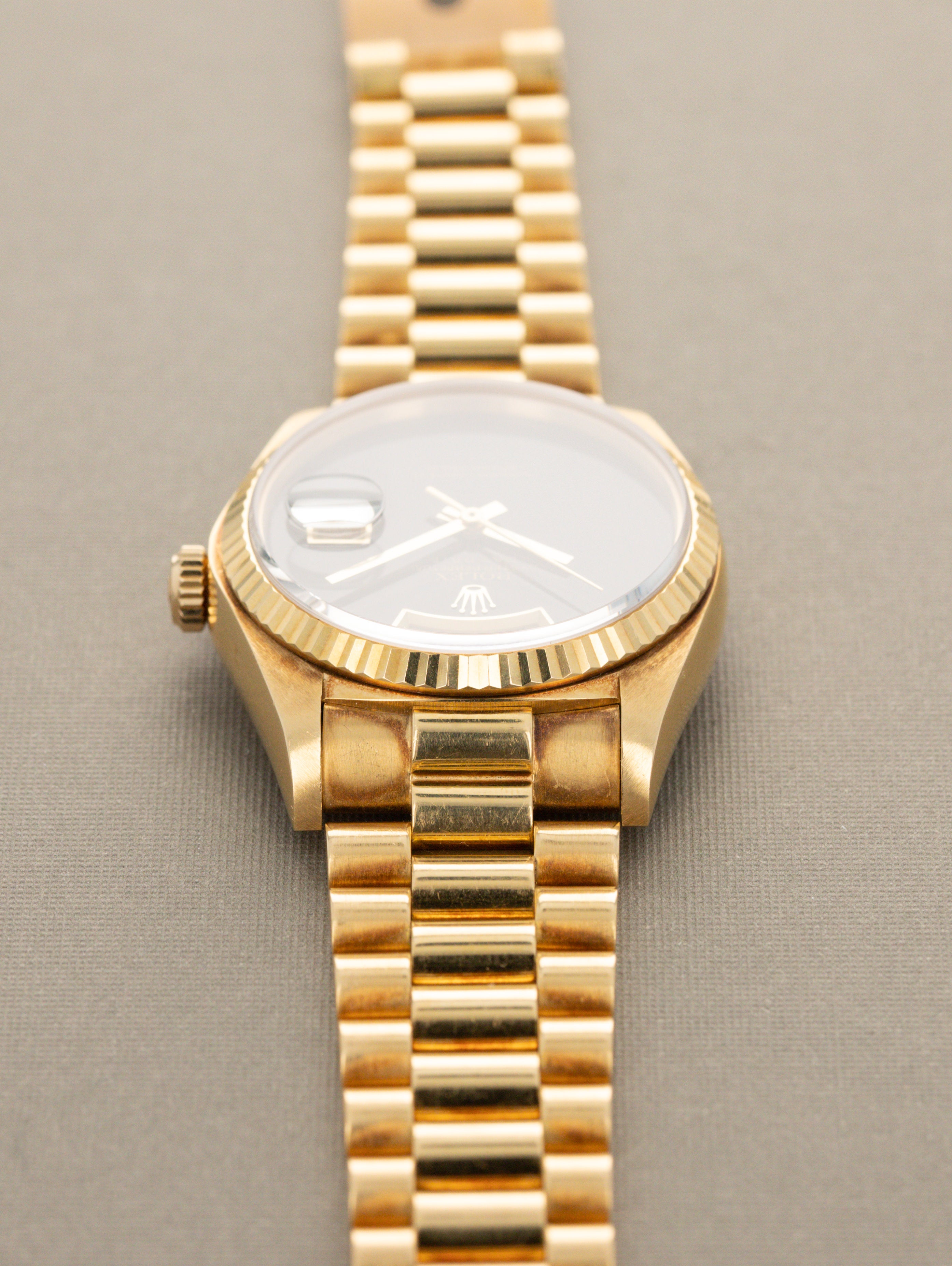 Rolex Day-Date Ref. 18038 - 'Onyx' Dial Unpolished