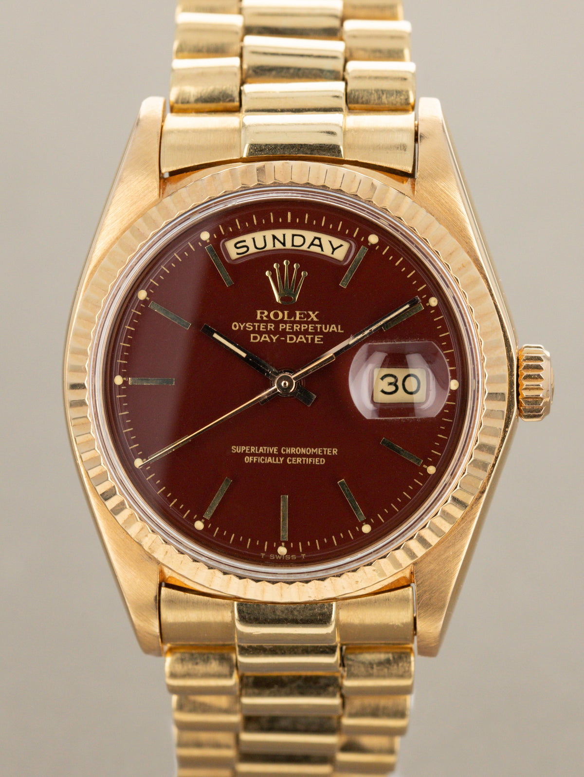 Rolex Day-Date Ref. 1803 - Oxblood 'Stella' Dial
