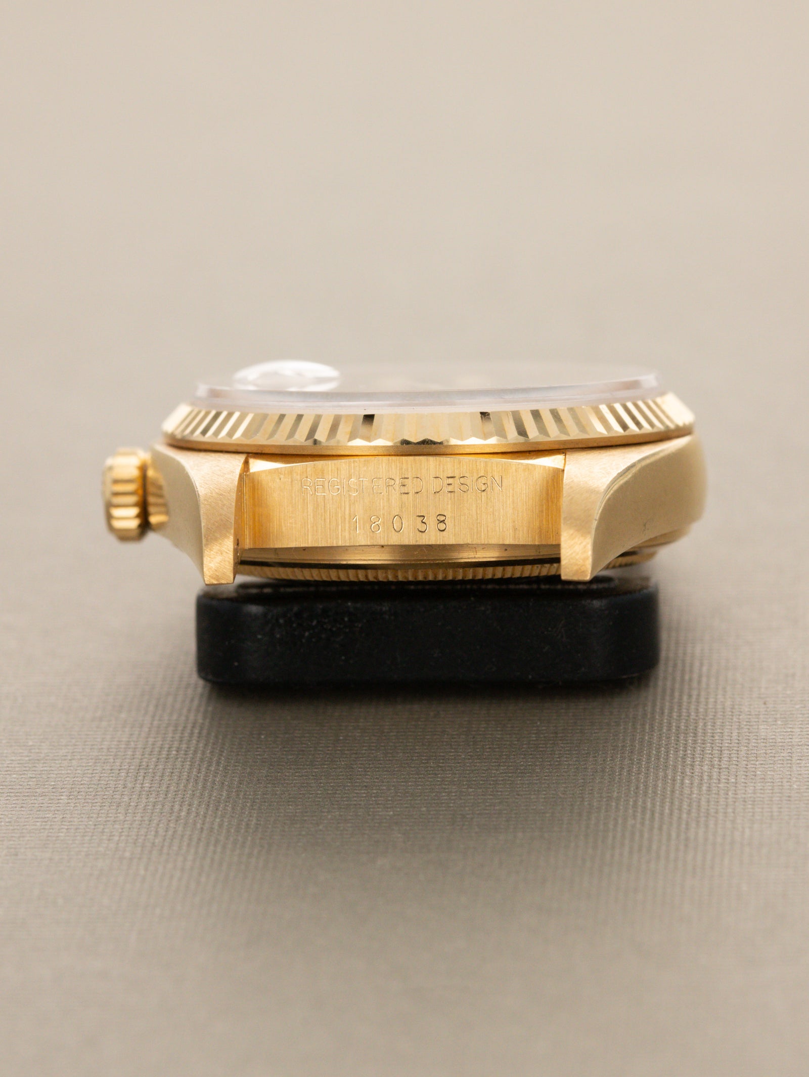 Rolex Day-Date Ref. 18038 - Oxblood 'Stella' Dial Retailed by Van Cleef & Arpels Unpolished