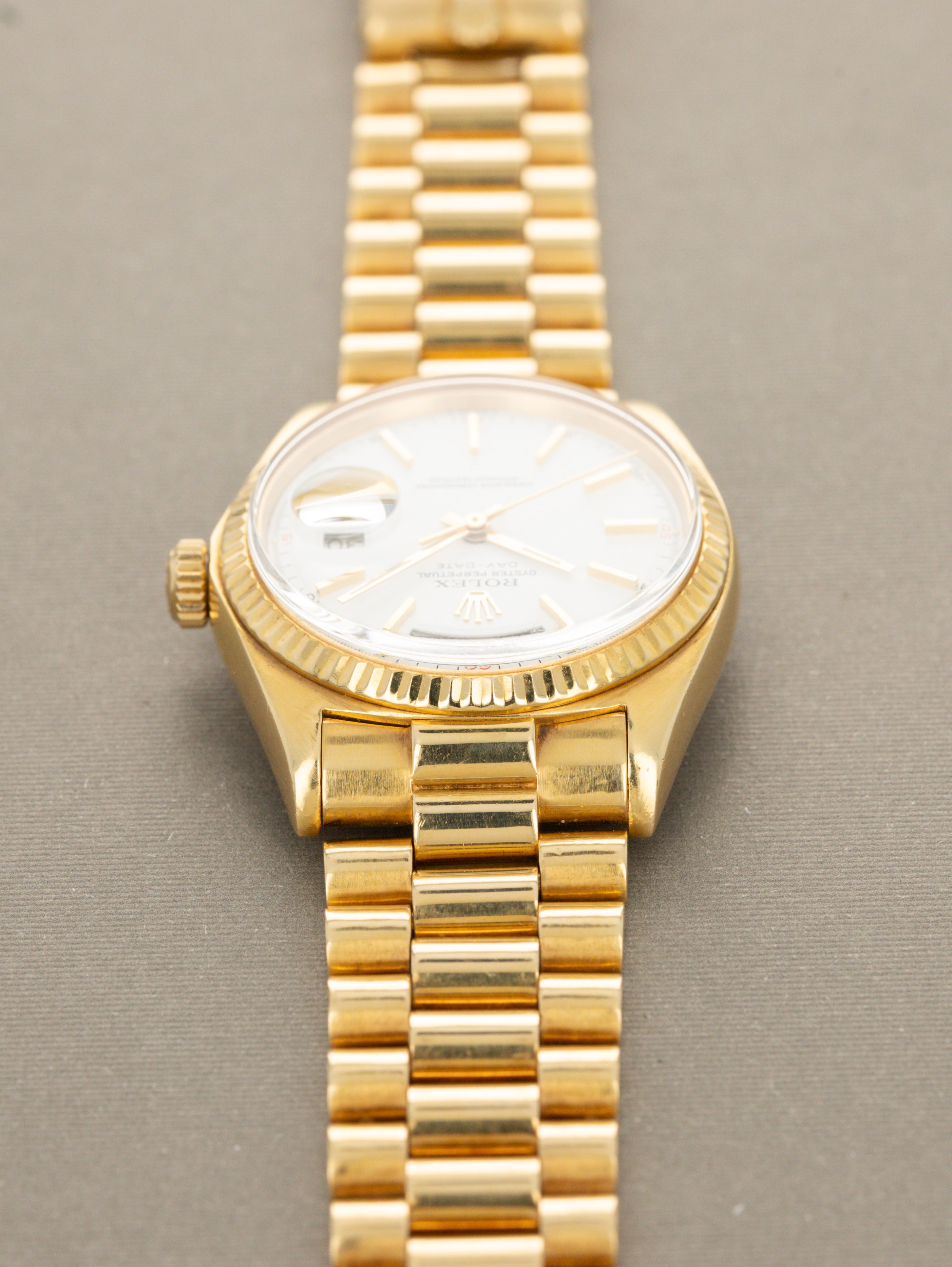 Rolex Day-Date Ref. 1803 - Matte White 'Red Quarter' Dial