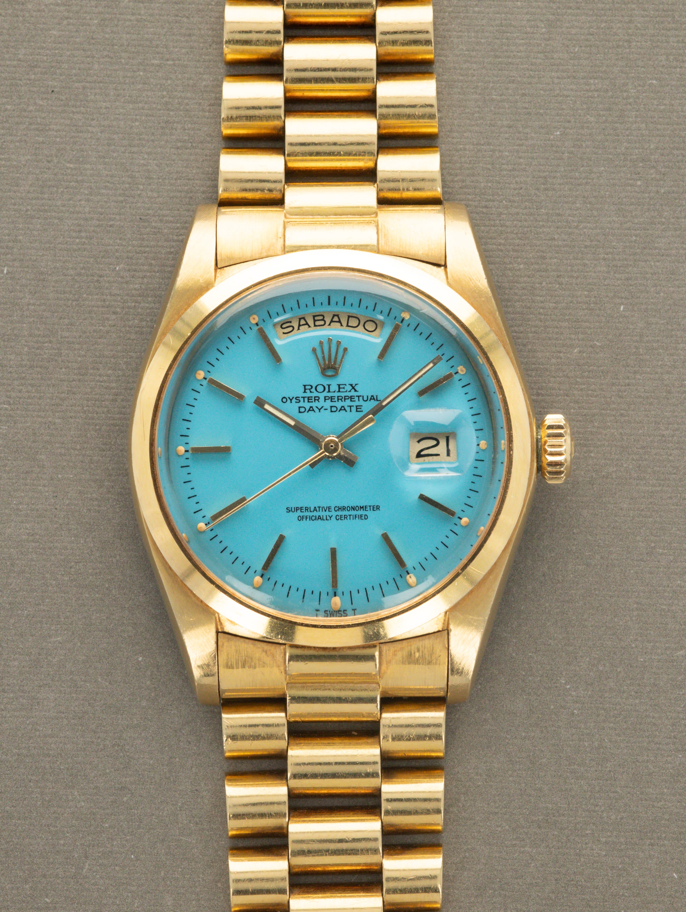 Rolex Day-Date Ref. 1802 - Turquoise 'Stella' Dial