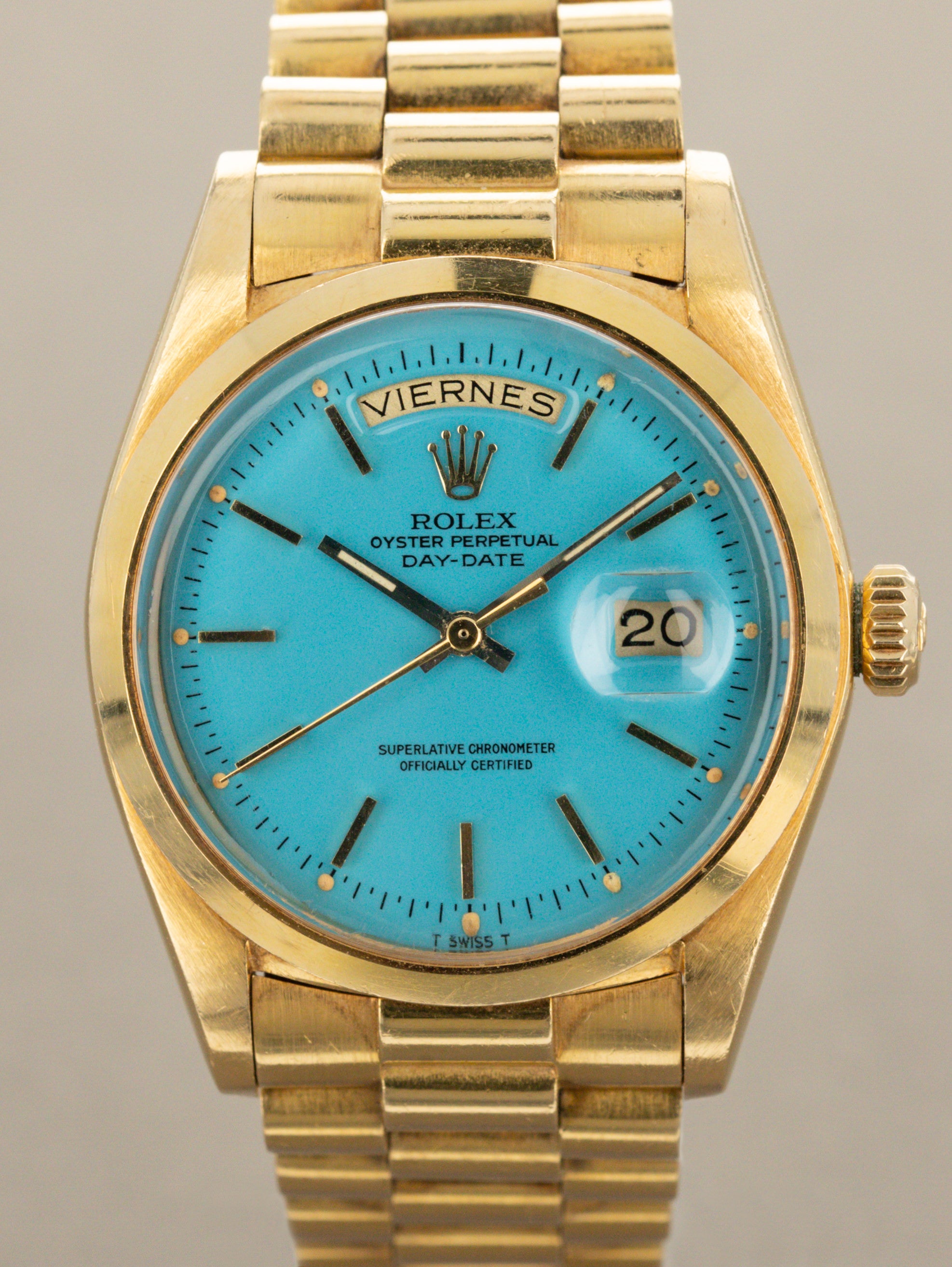Rolex Day-Date Ref. 1802 - Turquoise 'Stella' Dial