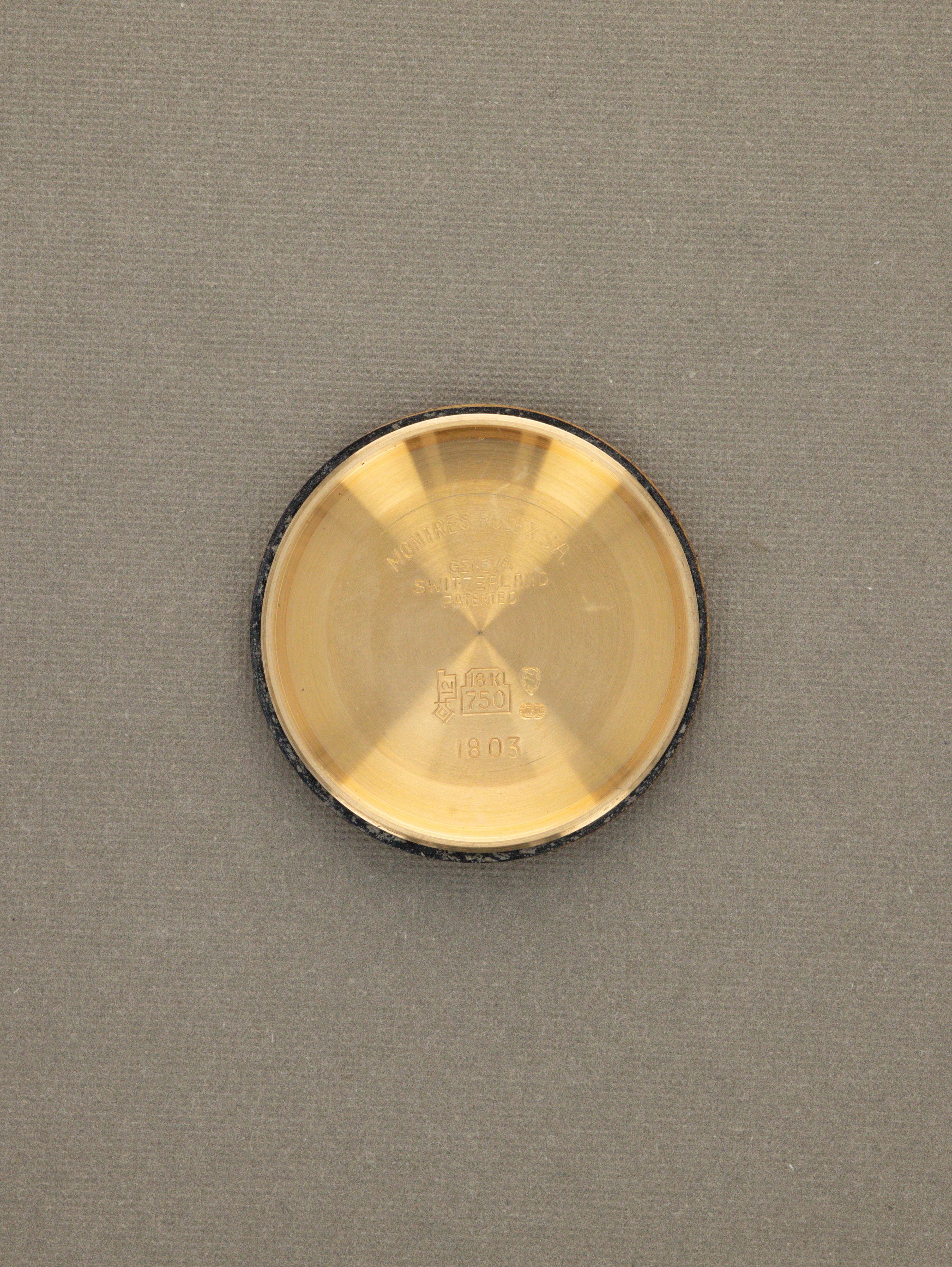 Rolex Day-Date Ref. 1803 - Sunburst Champagne Dial w/ Box & Papers Unpolished