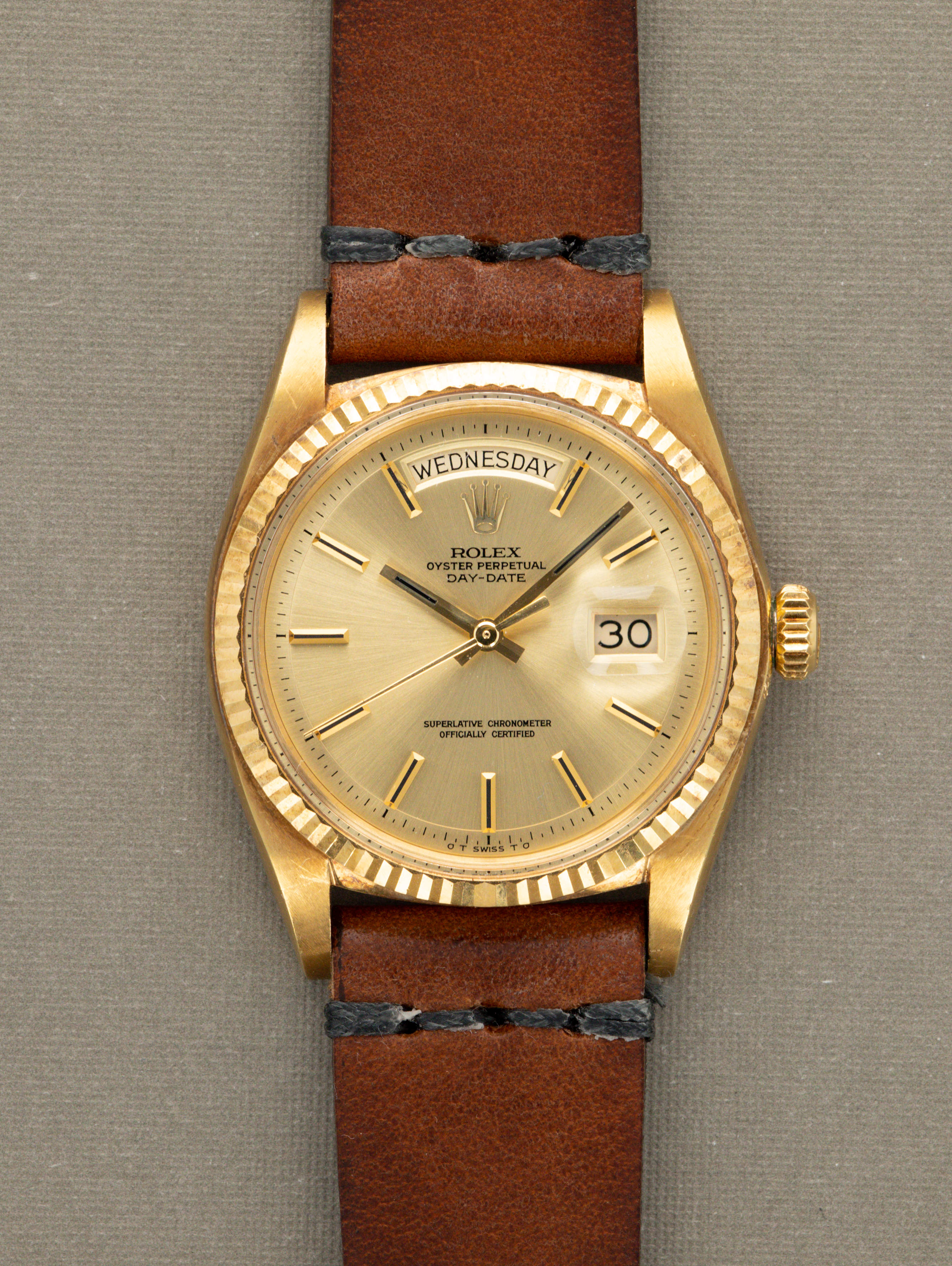 Rolex Day-Date Ref. 1803 - Non-Luminous Champagne 'Sigma' Dial Unpolished