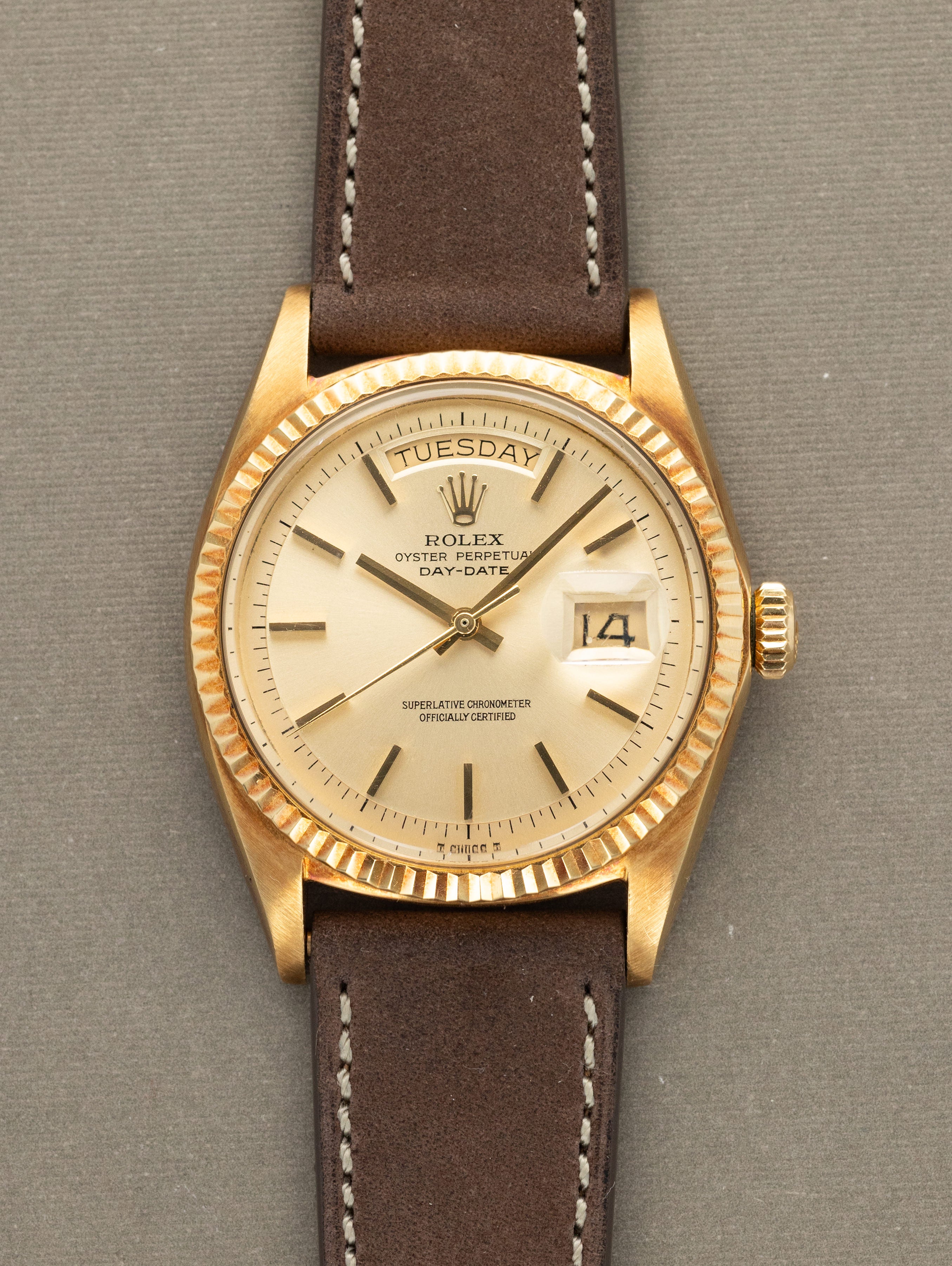 Rolex Day-Date Ref. 1803 - Non-Luminous Champagne Dial Unpolished