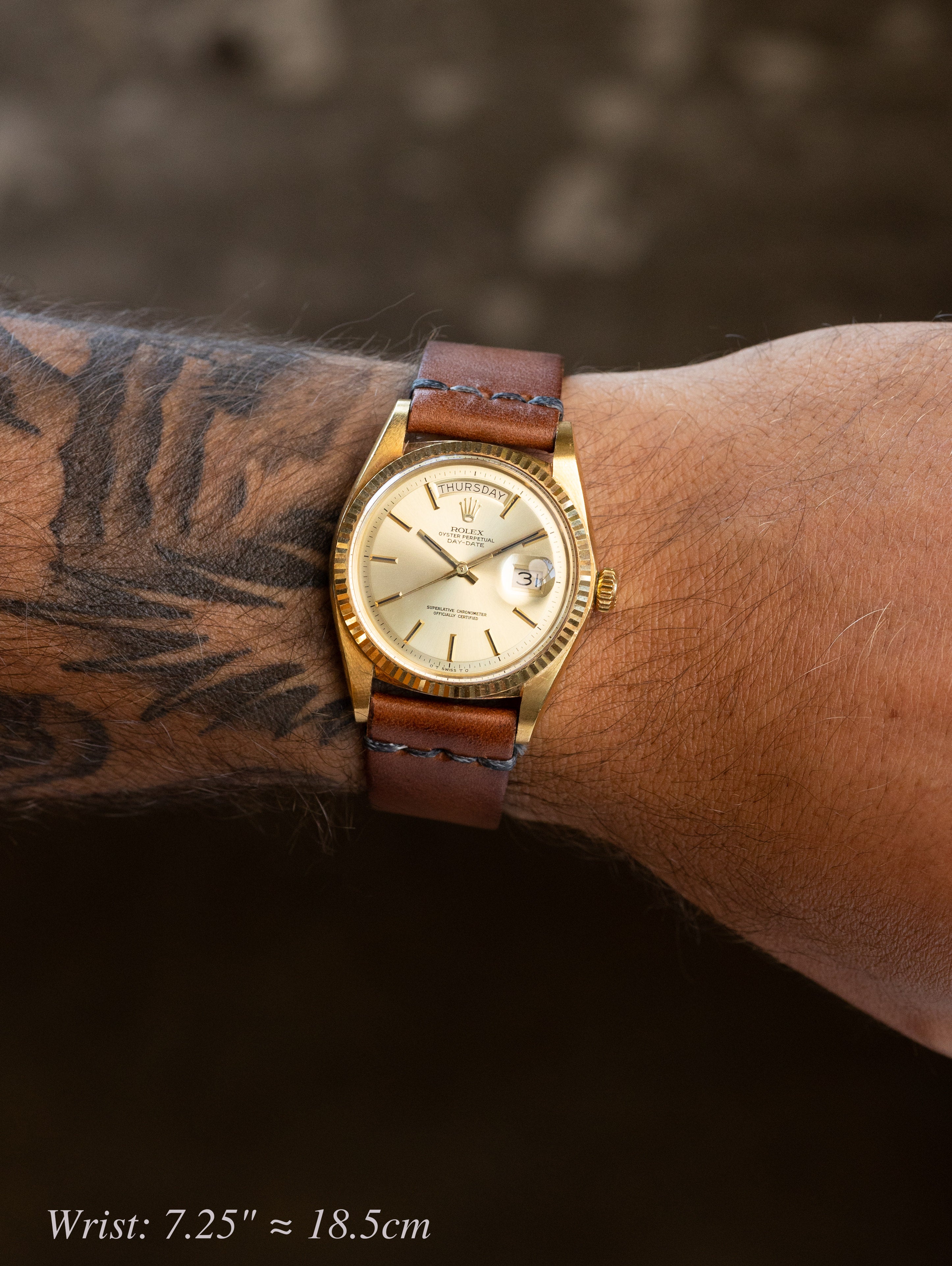 Rolex Day-Date Ref. 1803 - Non-Luminous Champagne 'Sigma' Dial Unpolished