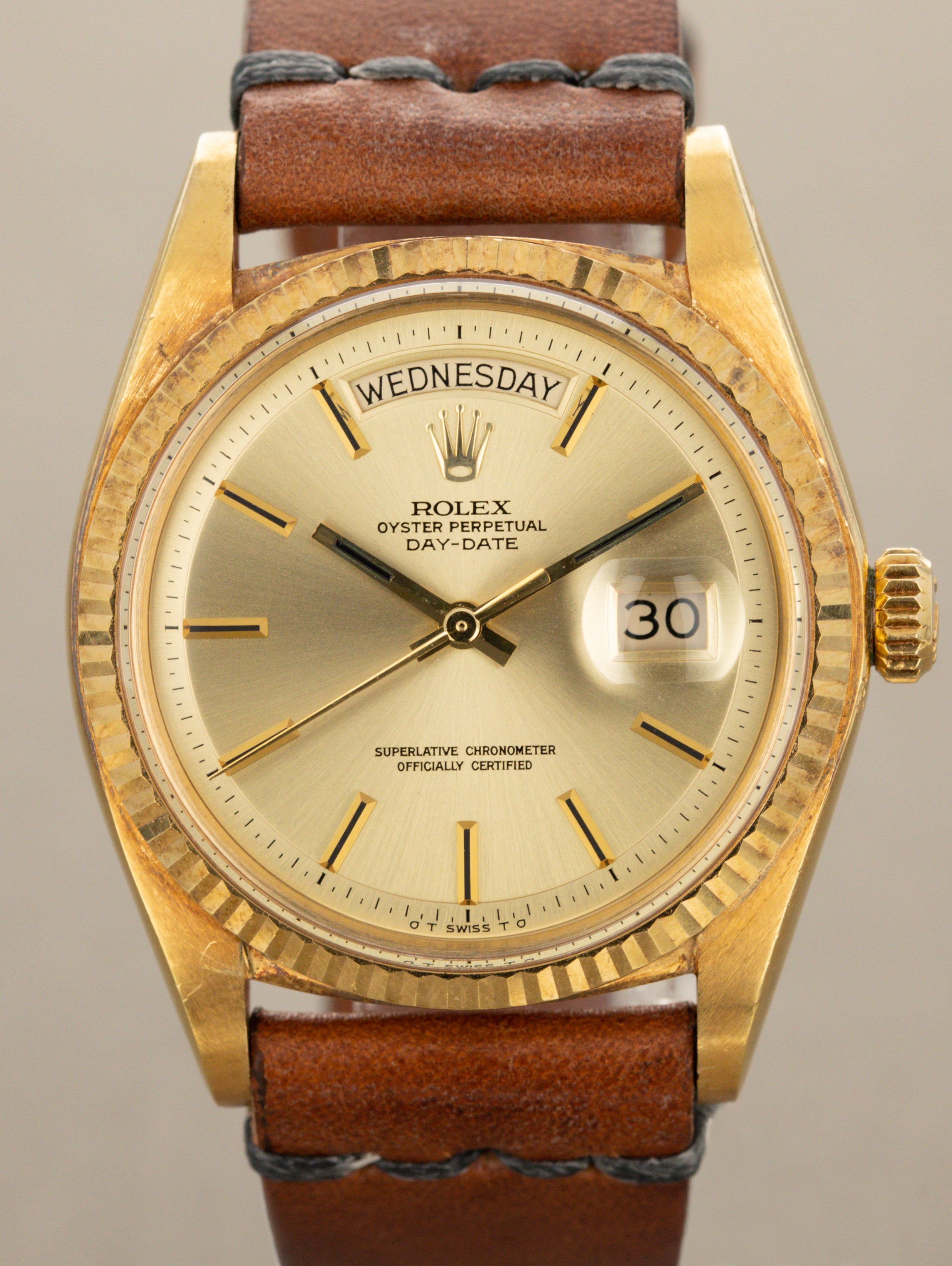 Rolex Day-Date Ref. 1803 - Non-Luminous Champagne 'Sigma' Dial Unpolished