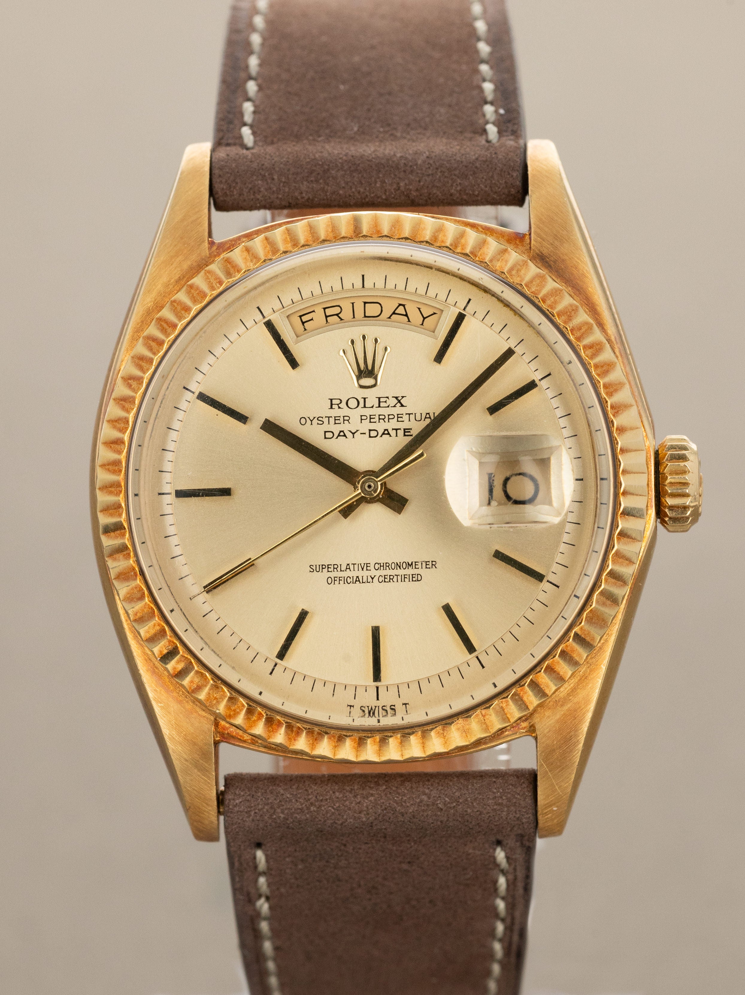 Rolex Day-Date Ref. 1803 - Non-Luminous Champagne Dial Unpolished