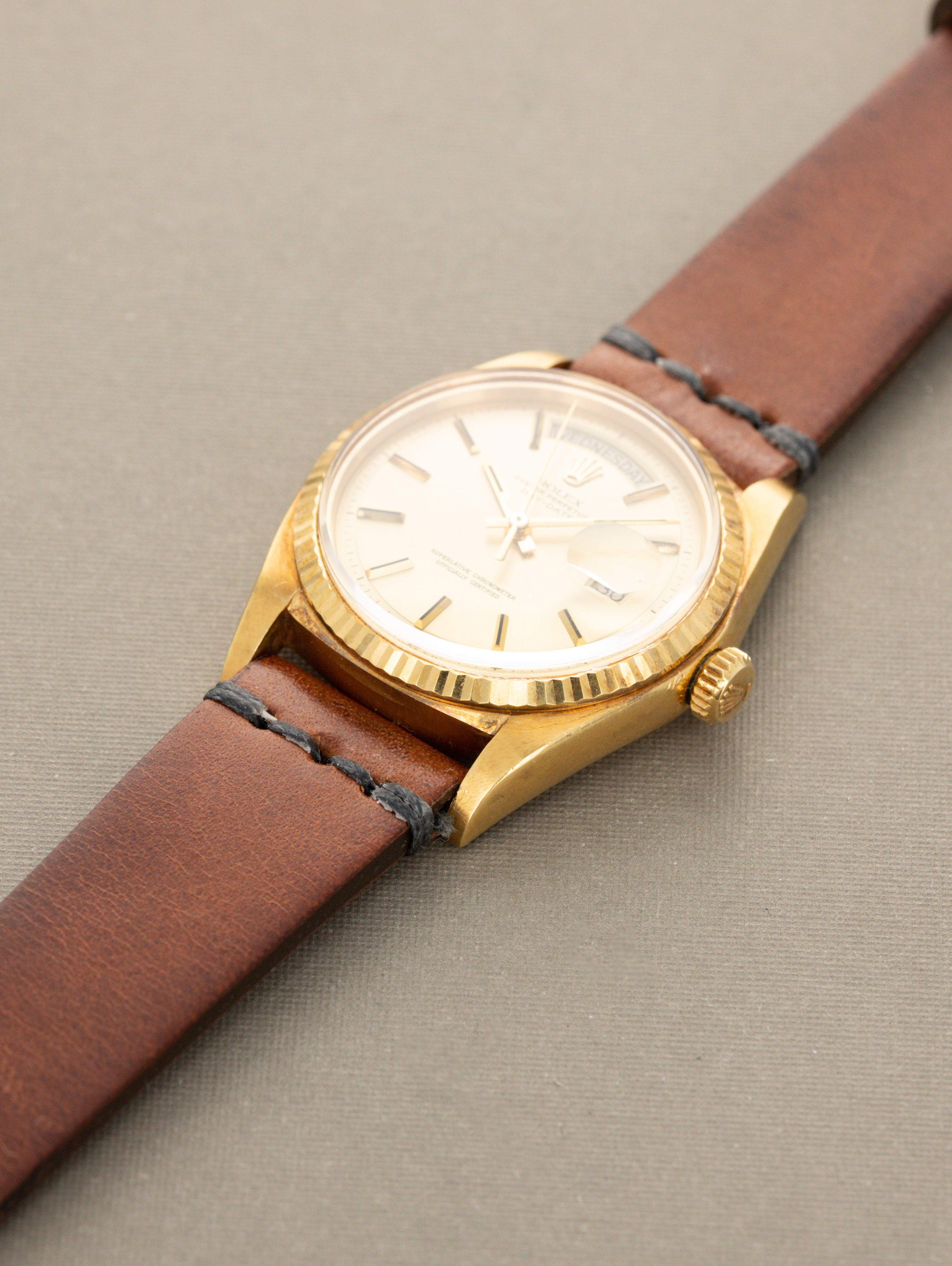 Rolex Day-Date Ref. 1803 - Non-Luminous Champagne 'Sigma' Dial Unpolished