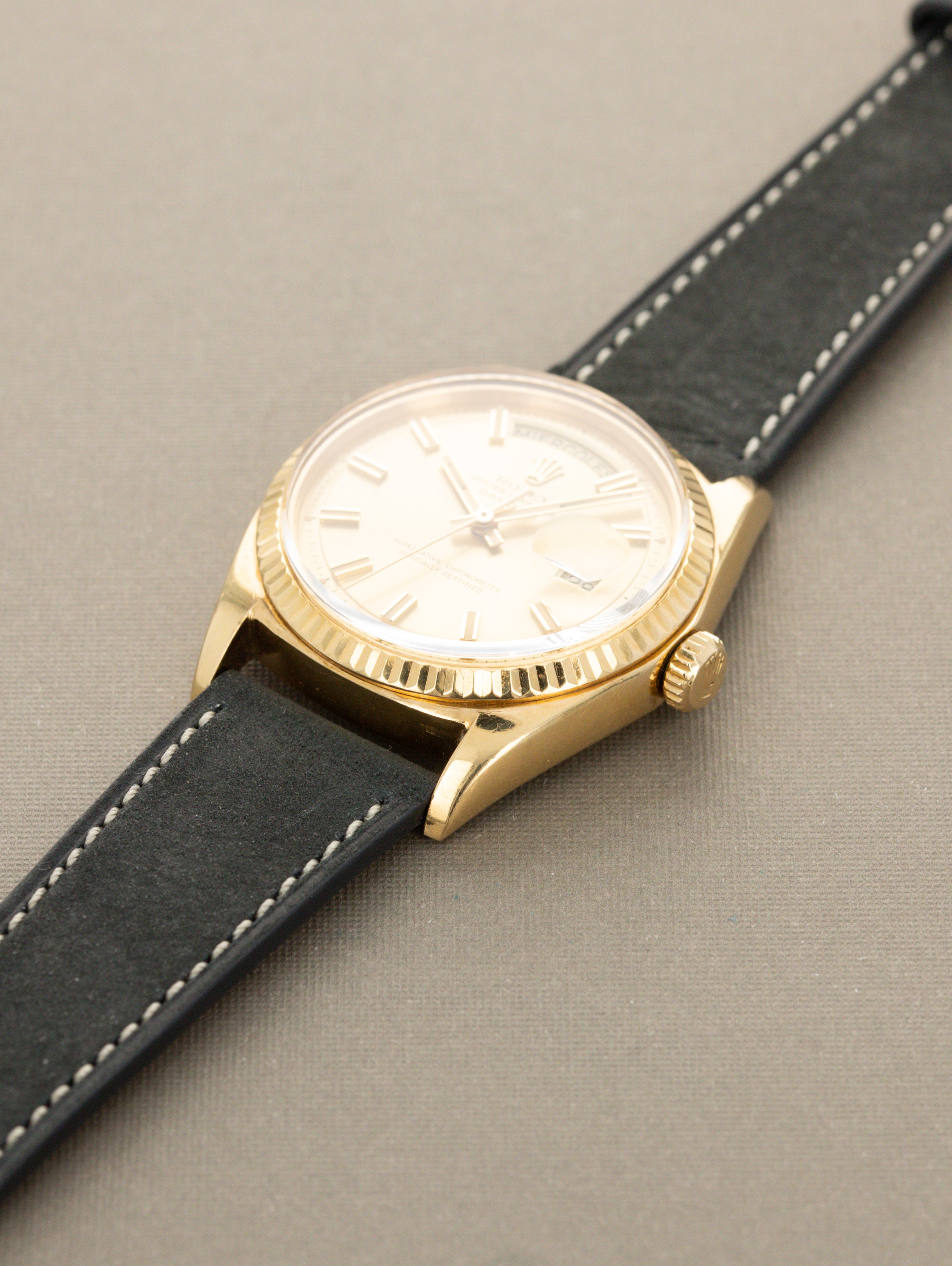 Rolex Day-Date Ref. 1803 - Sunburst Champagne 'Wide Boy-Sigma' Dial