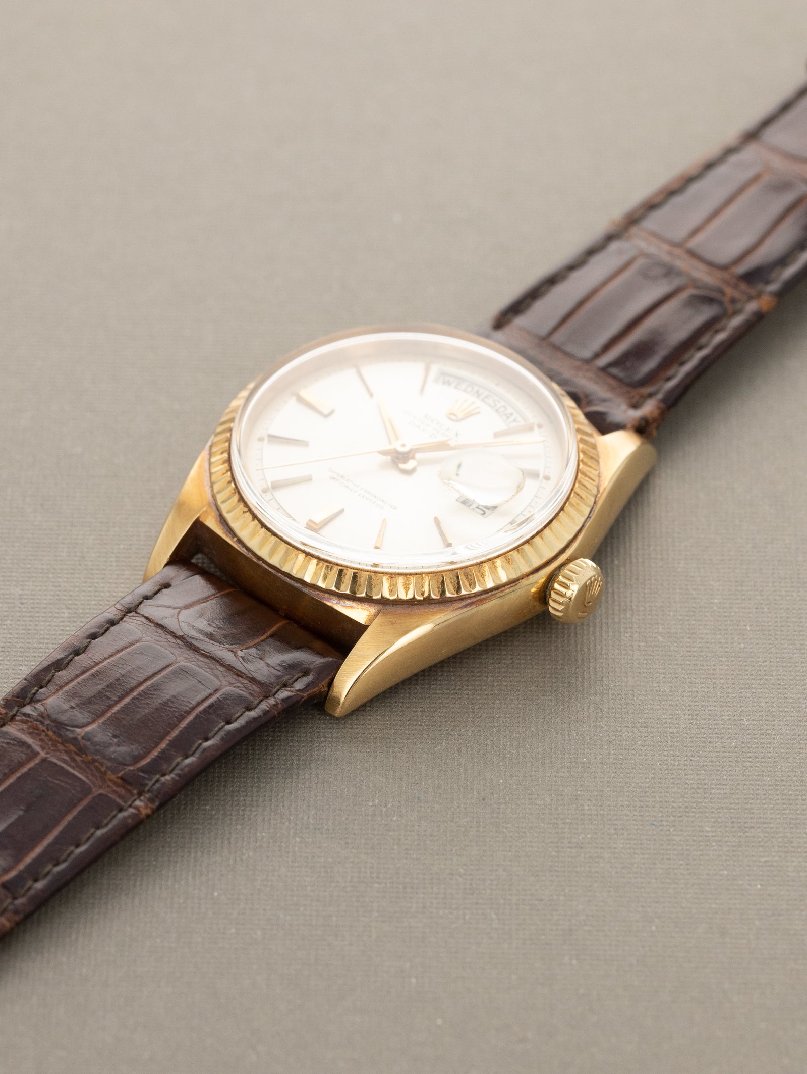 Rolex Day-Date Ref. 1803 - Sunburst Silver 'Swiss Only' Dial
