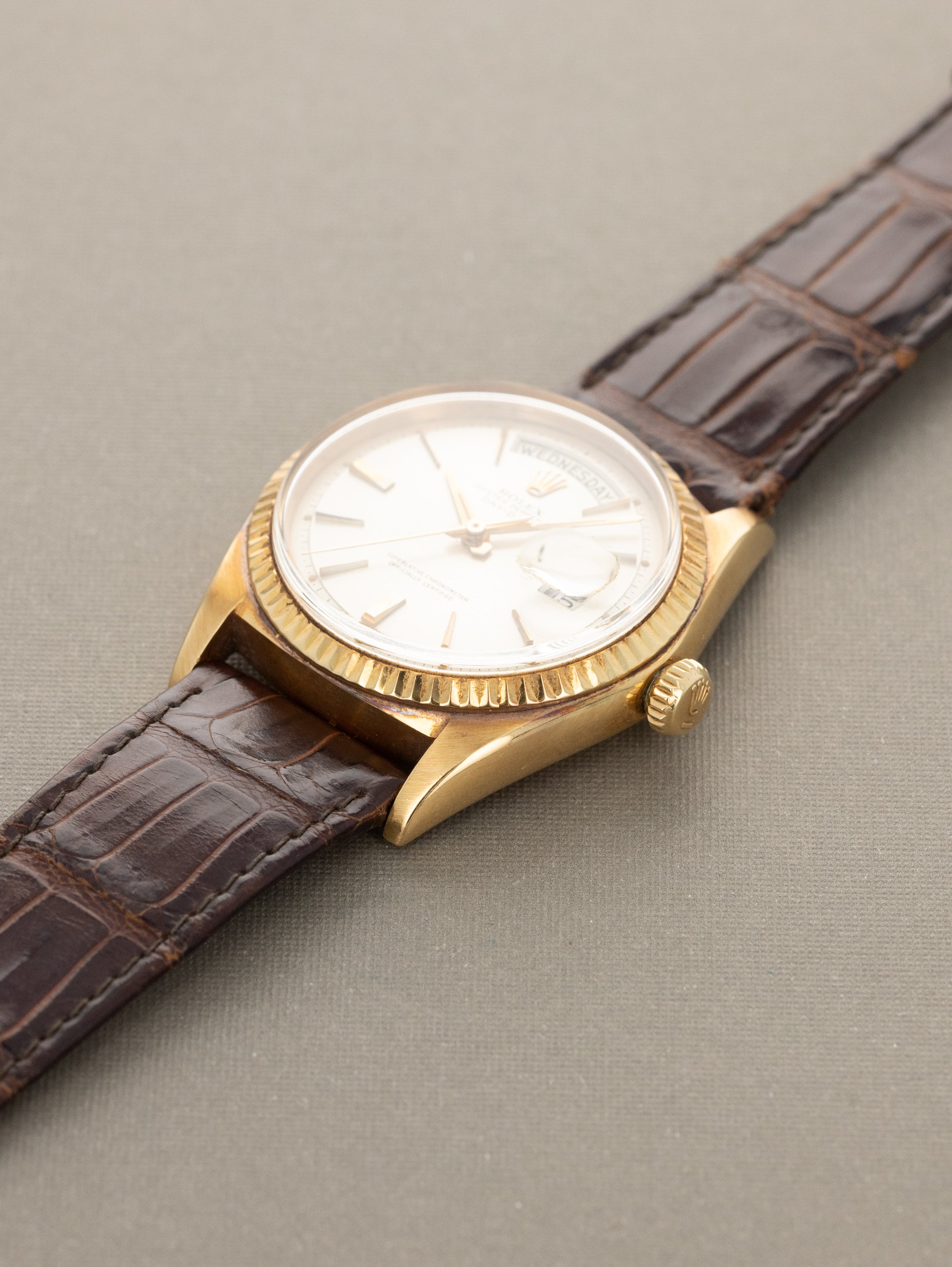 Rolex Day-Date Ref. 1803 - Sunburst Silver 'Swiss Only' Dial