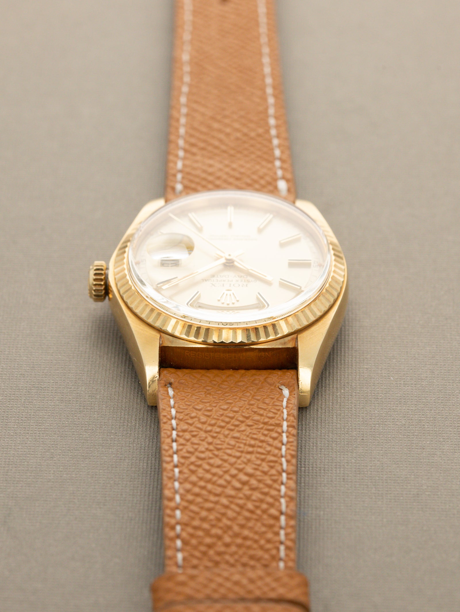 Rolex Day-Date Ref. 1803 - Sunburst Champagne Dial w/ Box & Papers Unpolished