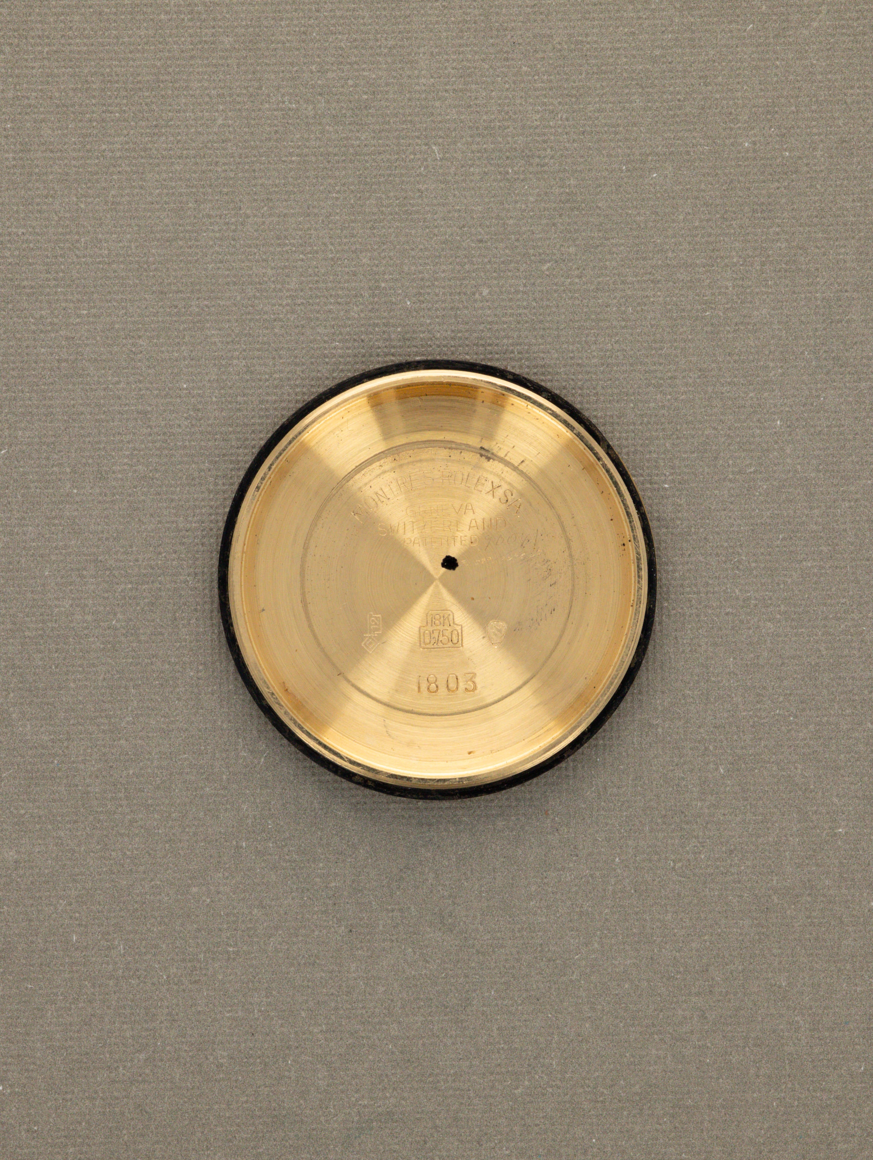 Rolex Day-Date Ref. 1803 - Sunburst Champagne 'Wide Boy-Sigma' Dial Unpolished W/ Box & Papers
