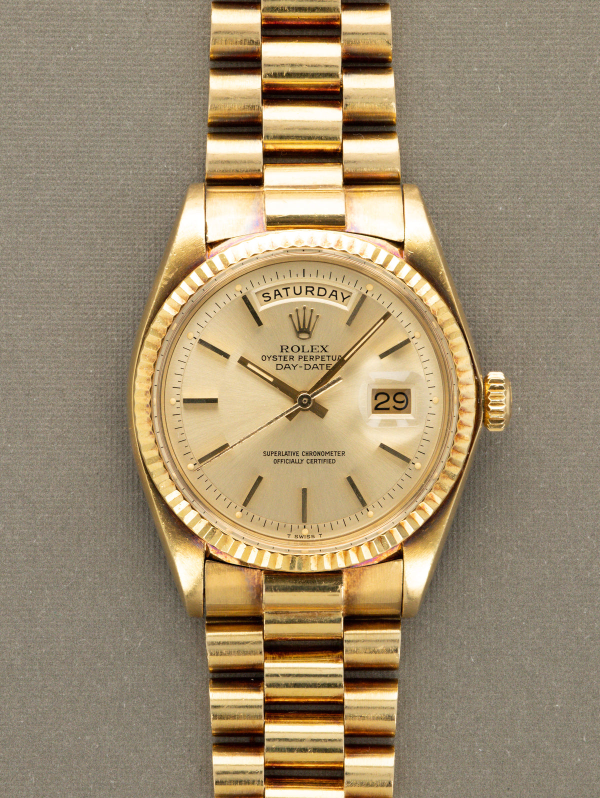 Rolex Day-Date Ref. 1803 - Sunburst Champagne Dial Unpolished