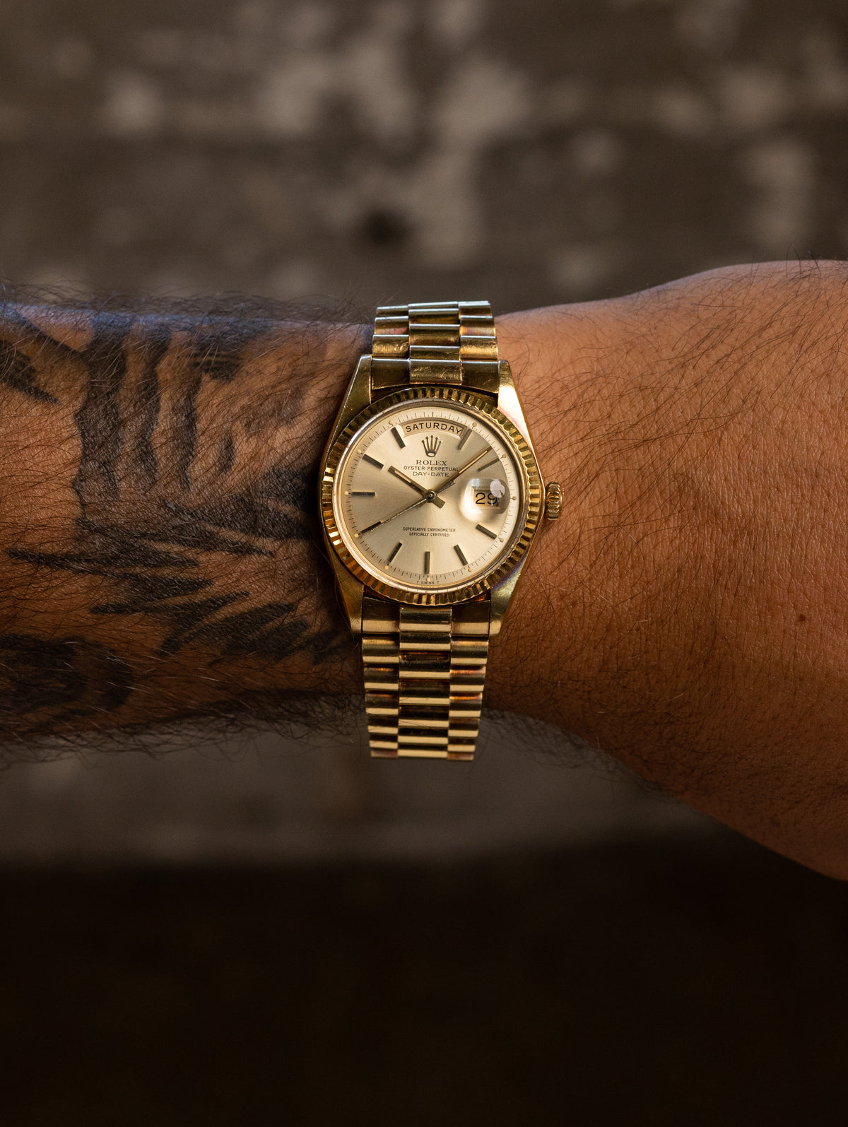 Rolex Day-Date Ref. 1803 - Sunburst Champagne Dial Unpolished