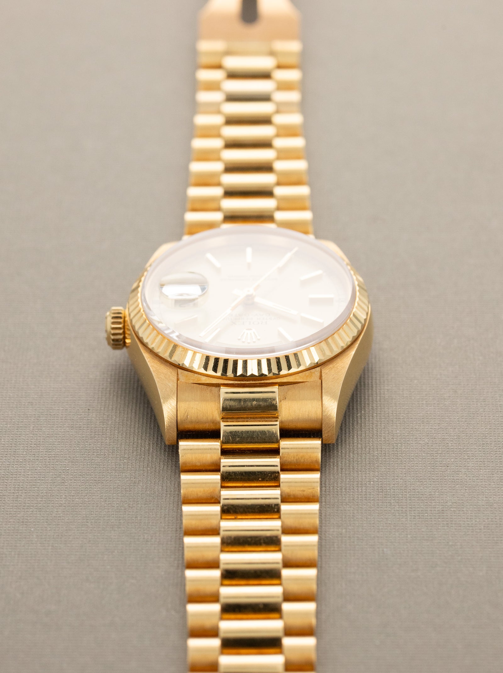 Rolex Day-Date Ref. 18038 - Sunburst Champagne Dial 'Texas Timex' W/ Box & Papers