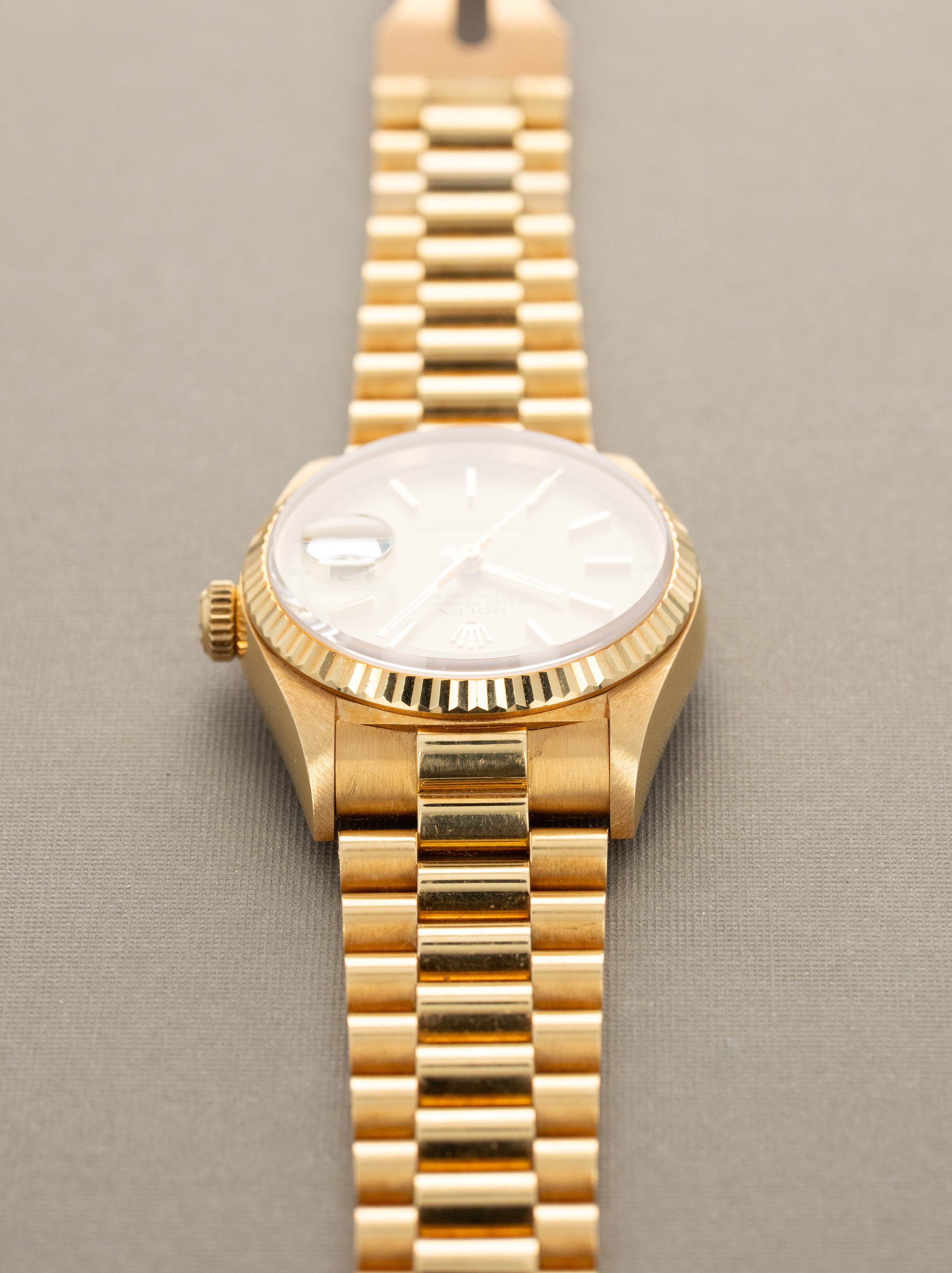 Rolex Day-Date Ref. 18038 - Sunburst Champagne Dial 'Texas Timex' W/ Box & Papers