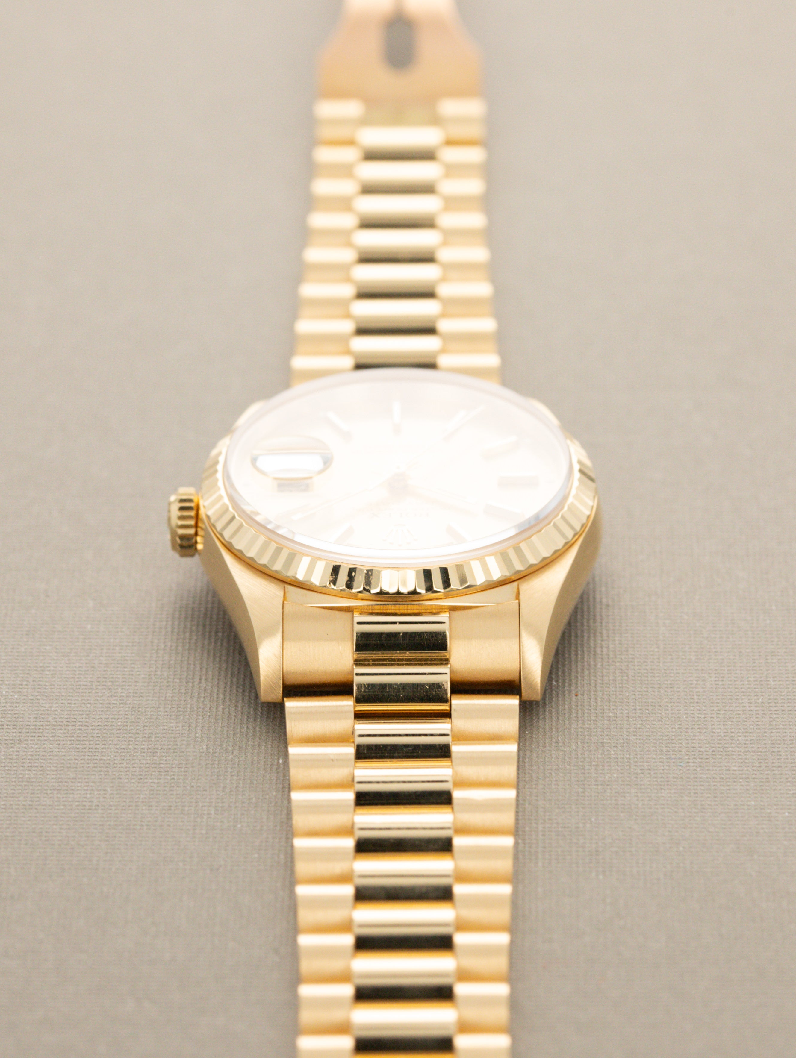 Rolex Day-Date Ref. 18238 - Sunburst Champagne Dial 'Texas Timex' W/ Caseback Sticker
