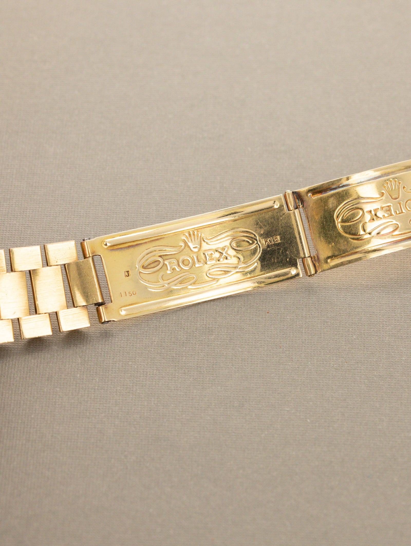 Rolex Day-Date Ref. 1803 - Sunburst Champagne 'Wide Boy-Sigma' Dial Unpolished W/ Box & Papers