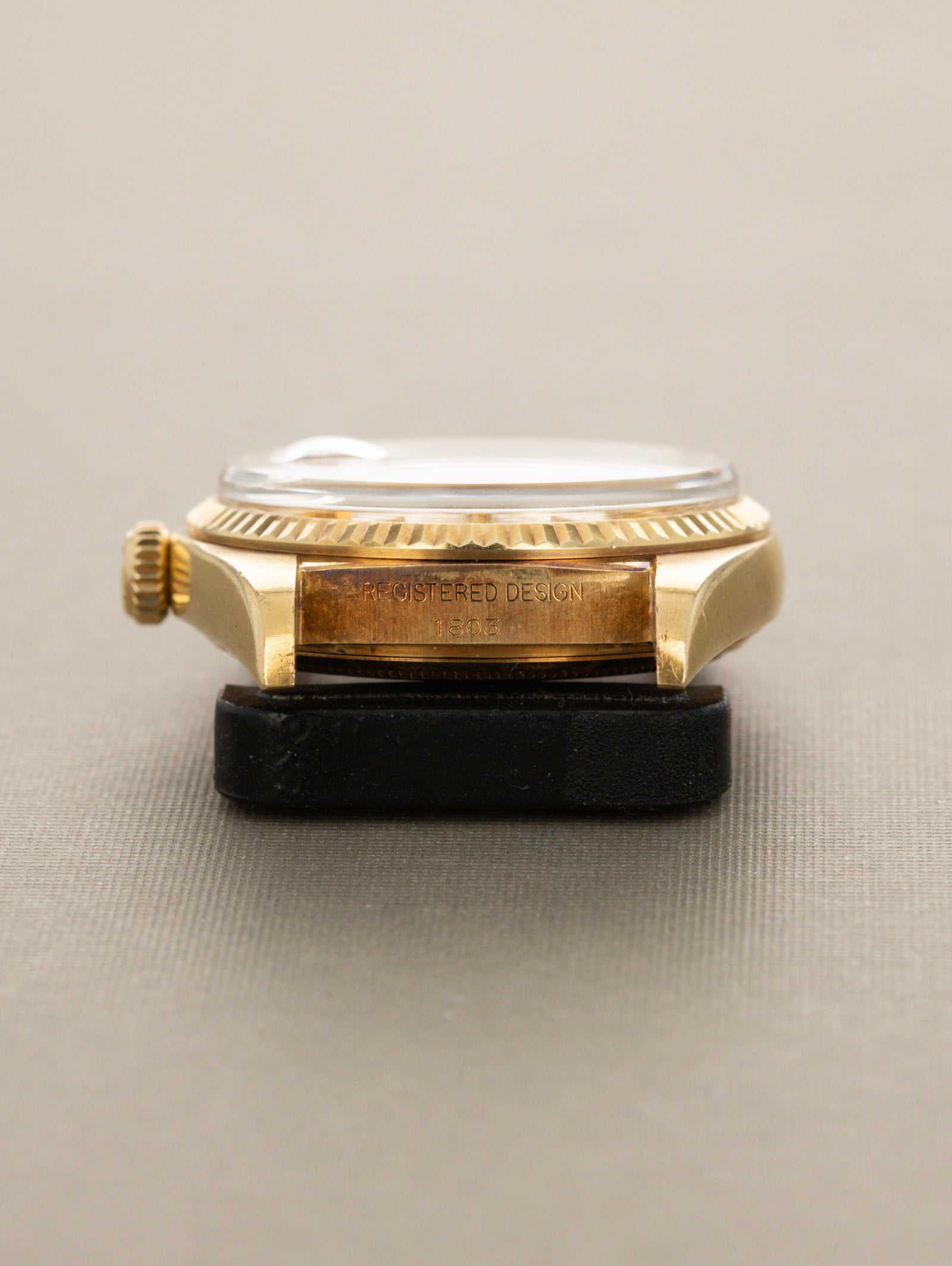 Rolex Day-Date Ref. 1803 - Non-Luminous Sunburst Champagne Dial w/ Box Papers Unpolished