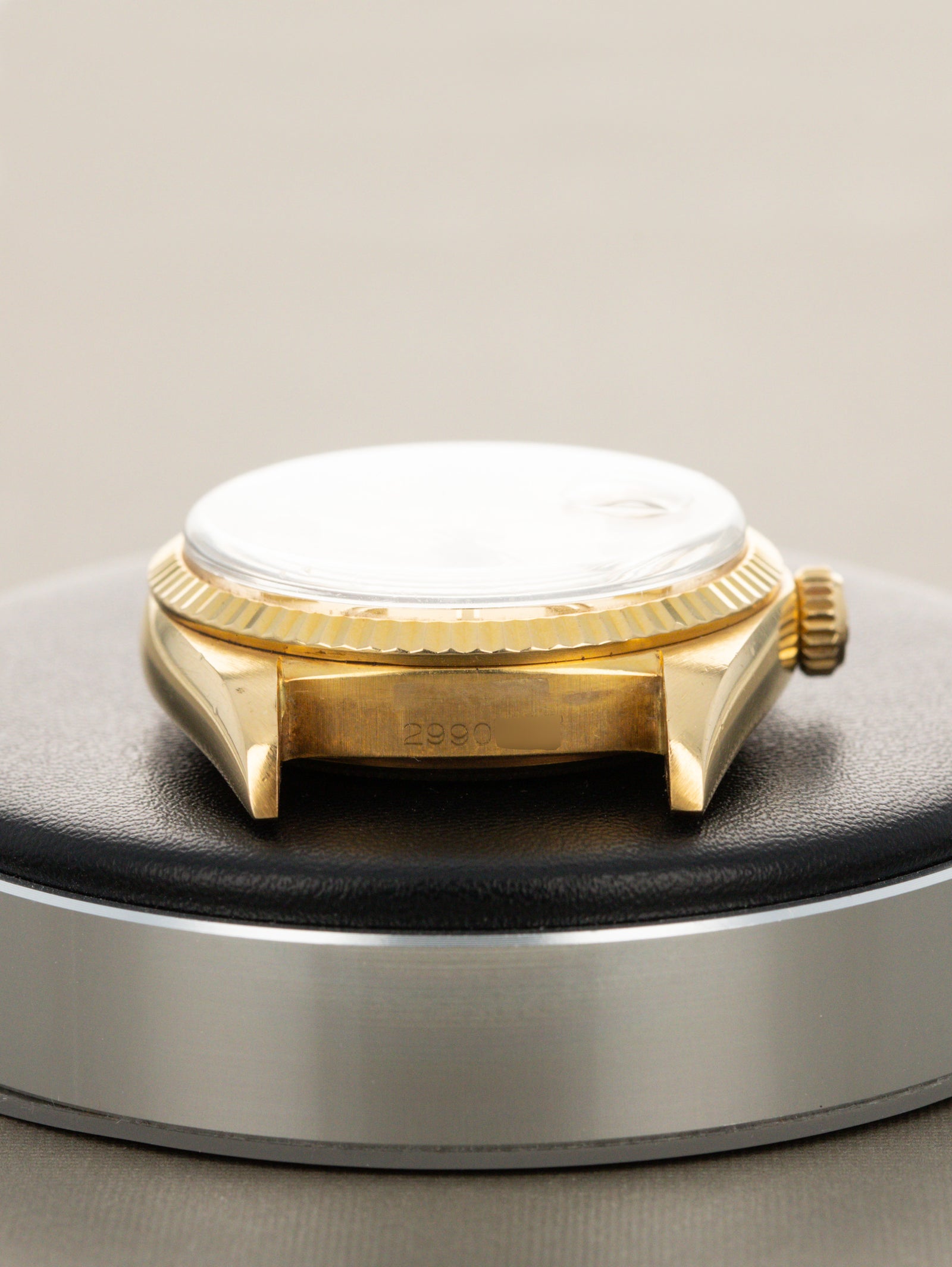 Rolex Day-Date Ref. 1803 - Sunburst Champagne 'Wide Boy-Sigma' Dial Unpolished W/ Box & Papers