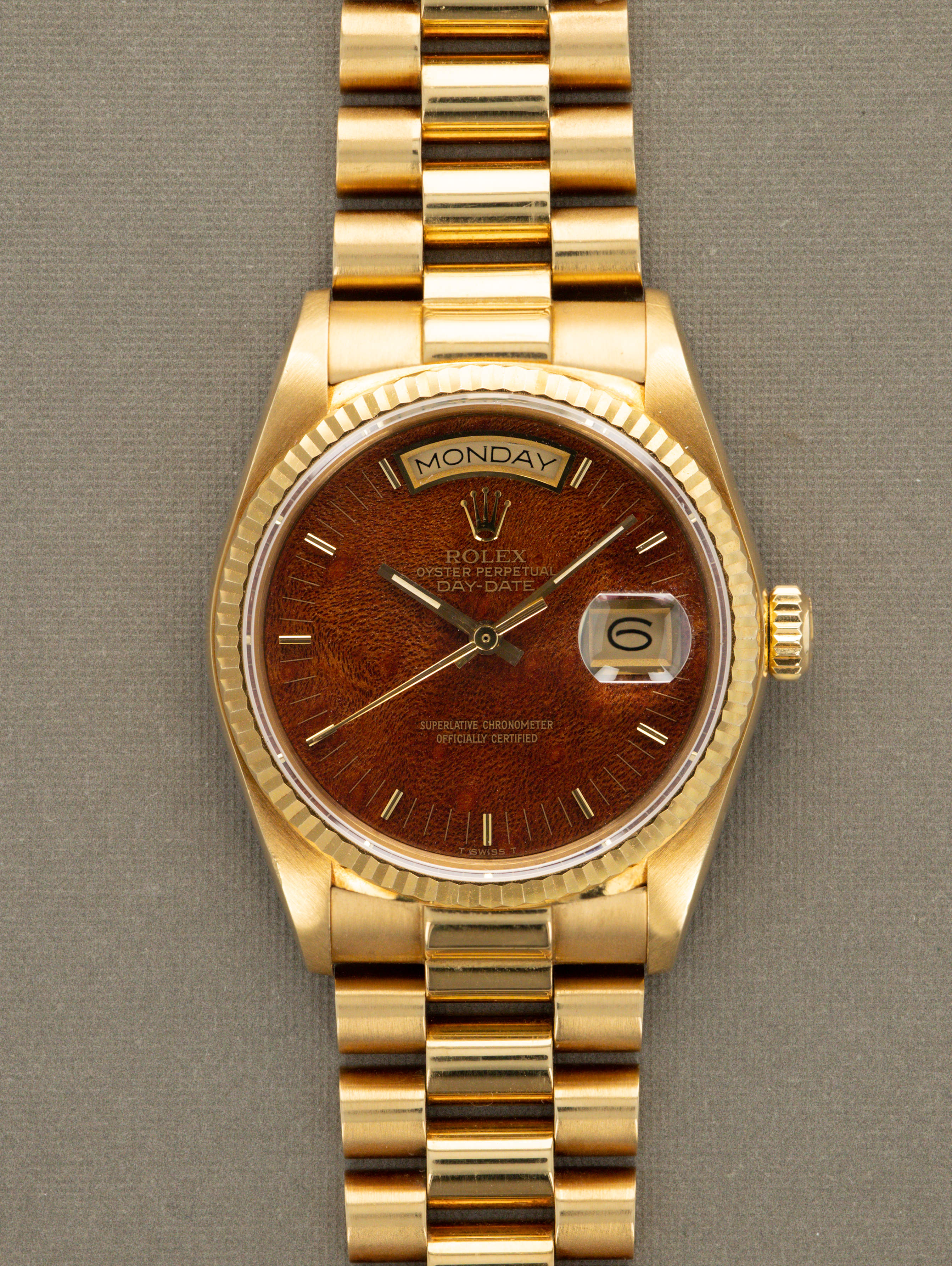 Rolex Day-Date Ref. 18038 - 'Burlwood' Dial