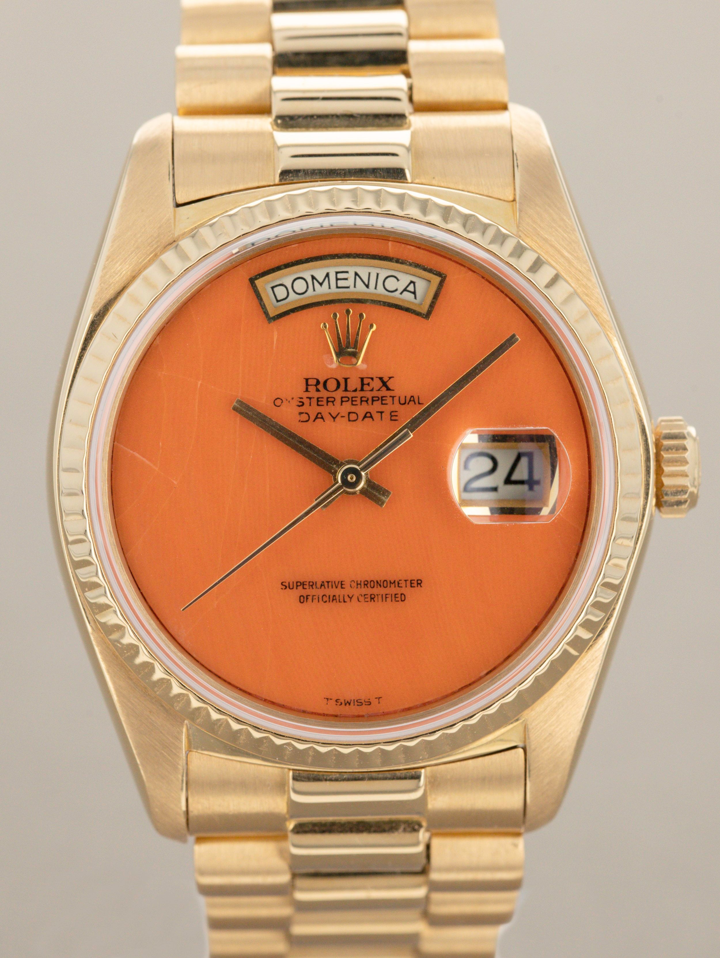 Rolex Day-Date Ref. 18038 - 'Coral' Dial