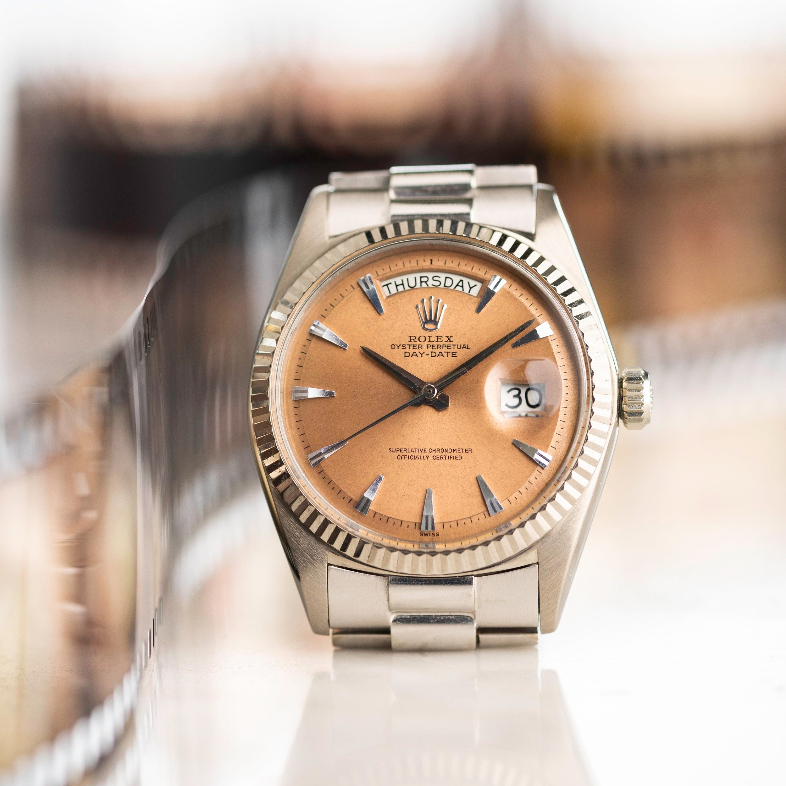 Rolex Day Date Ref. 1803 Salmon Claw Dial