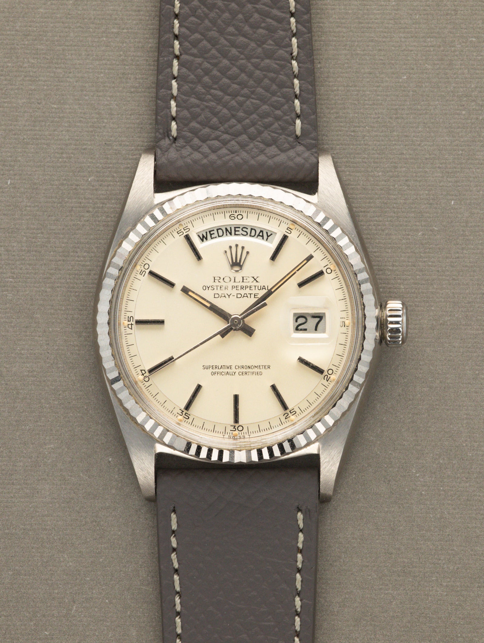 Rolex Day-Date Ref. 1803 - Satin Silver Dial
