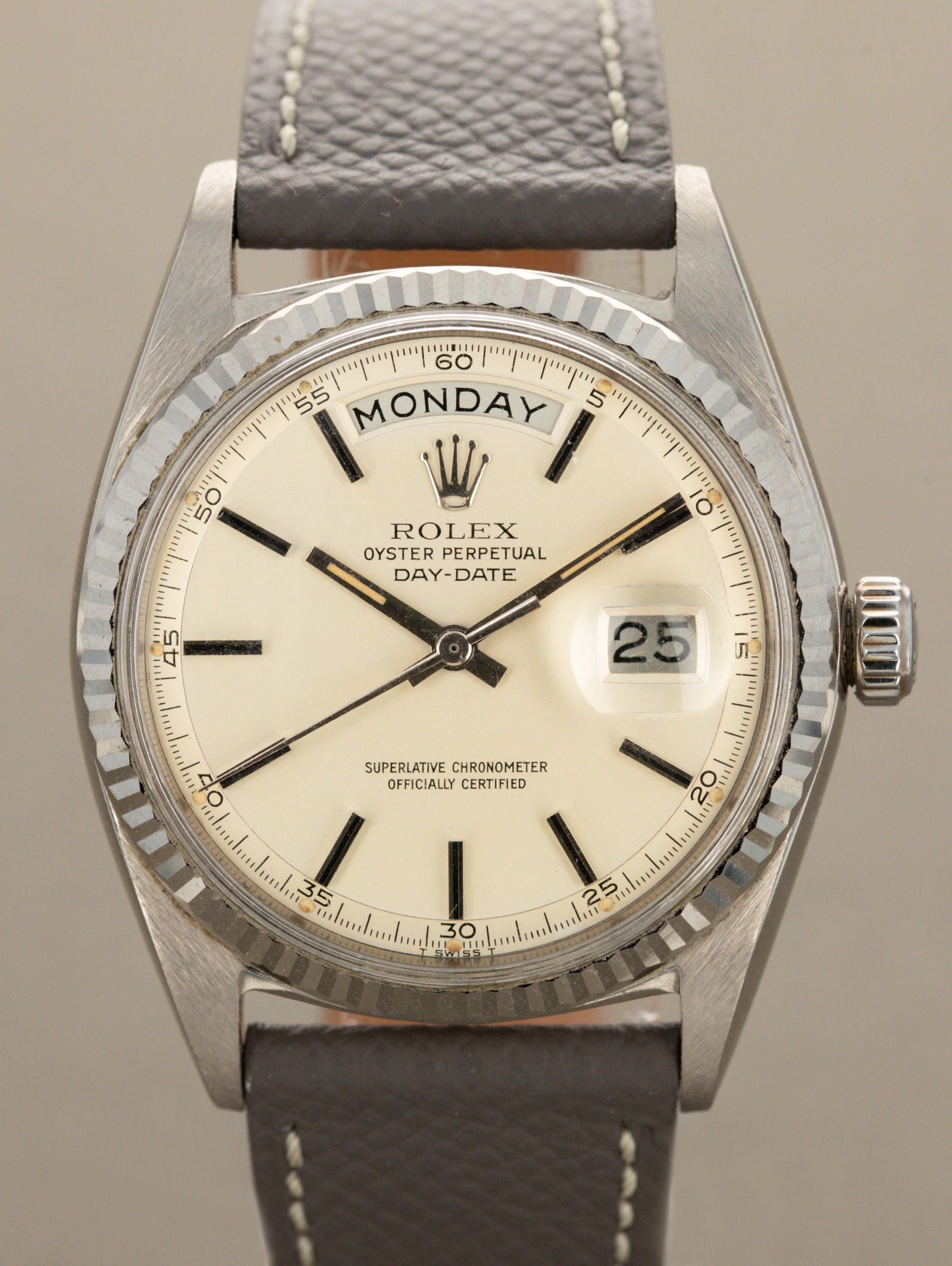 Rolex Day-Date Ref. 1803 - Satin Silver Dial