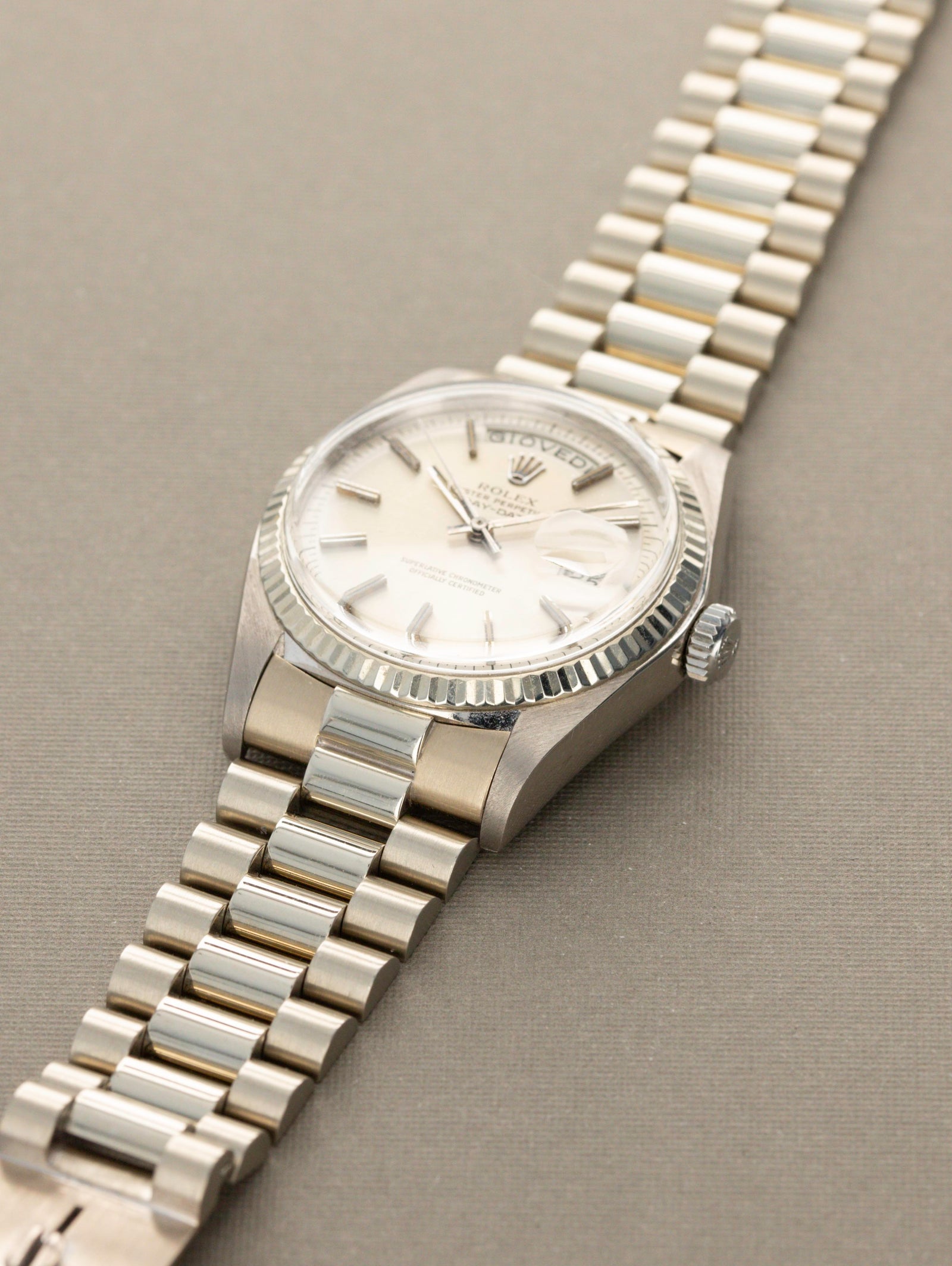 Rolex Day-Date Ref. 1803 White Gold Full Set