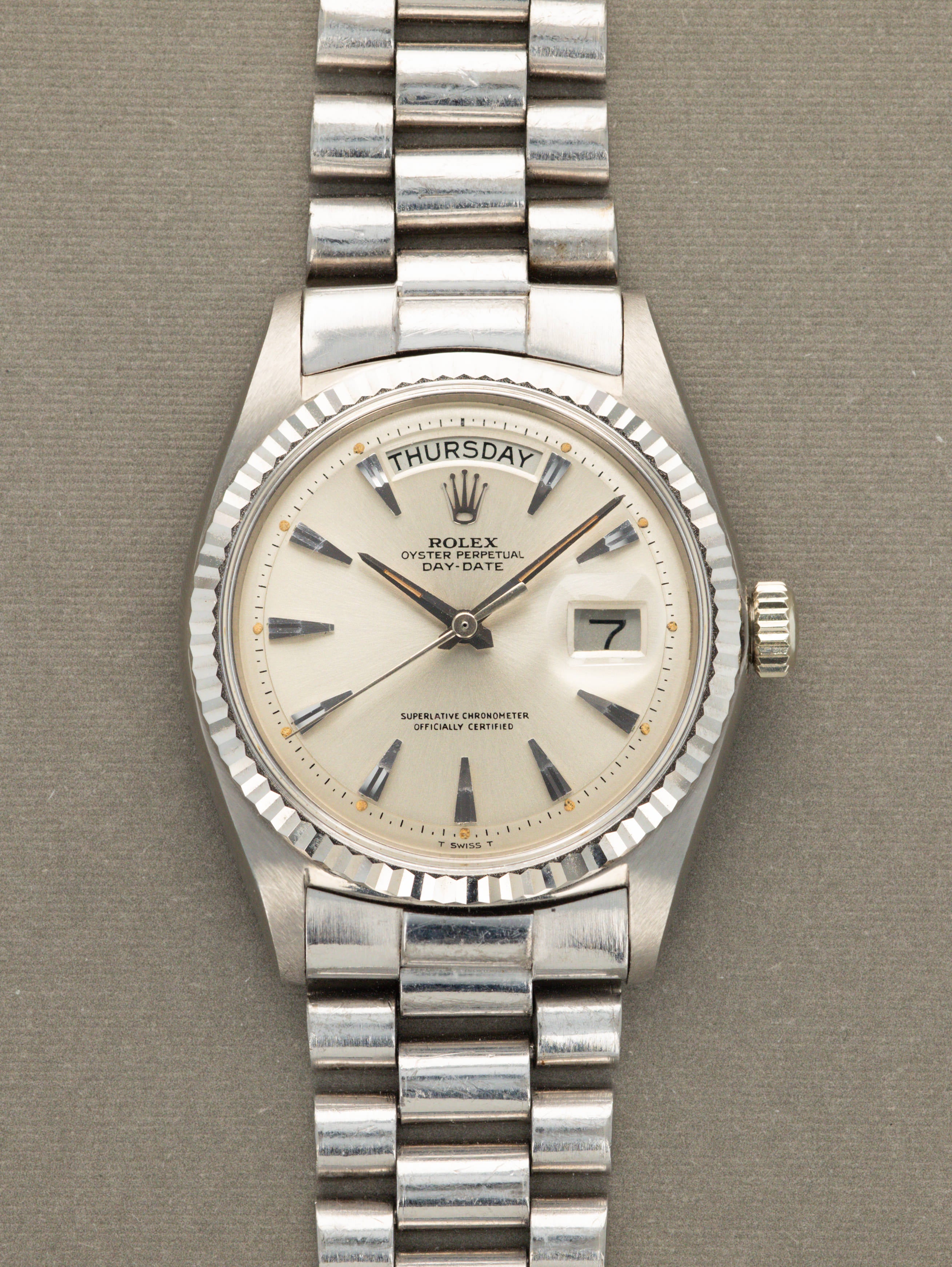 Rolex day date 2025 1803 white gold