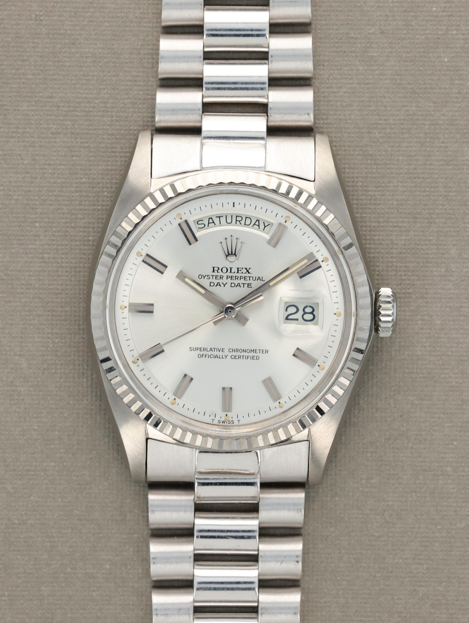 Rolex Day-Date Ref. 1803 White Gold Wideboy