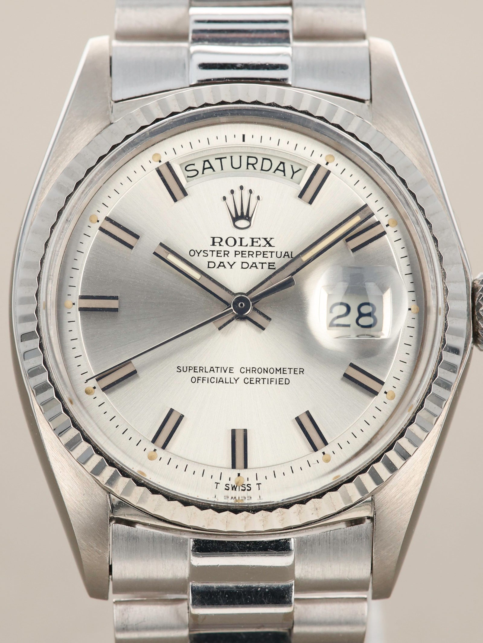 Rolex Day-Date Ref. 1803 White Gold Wideboy