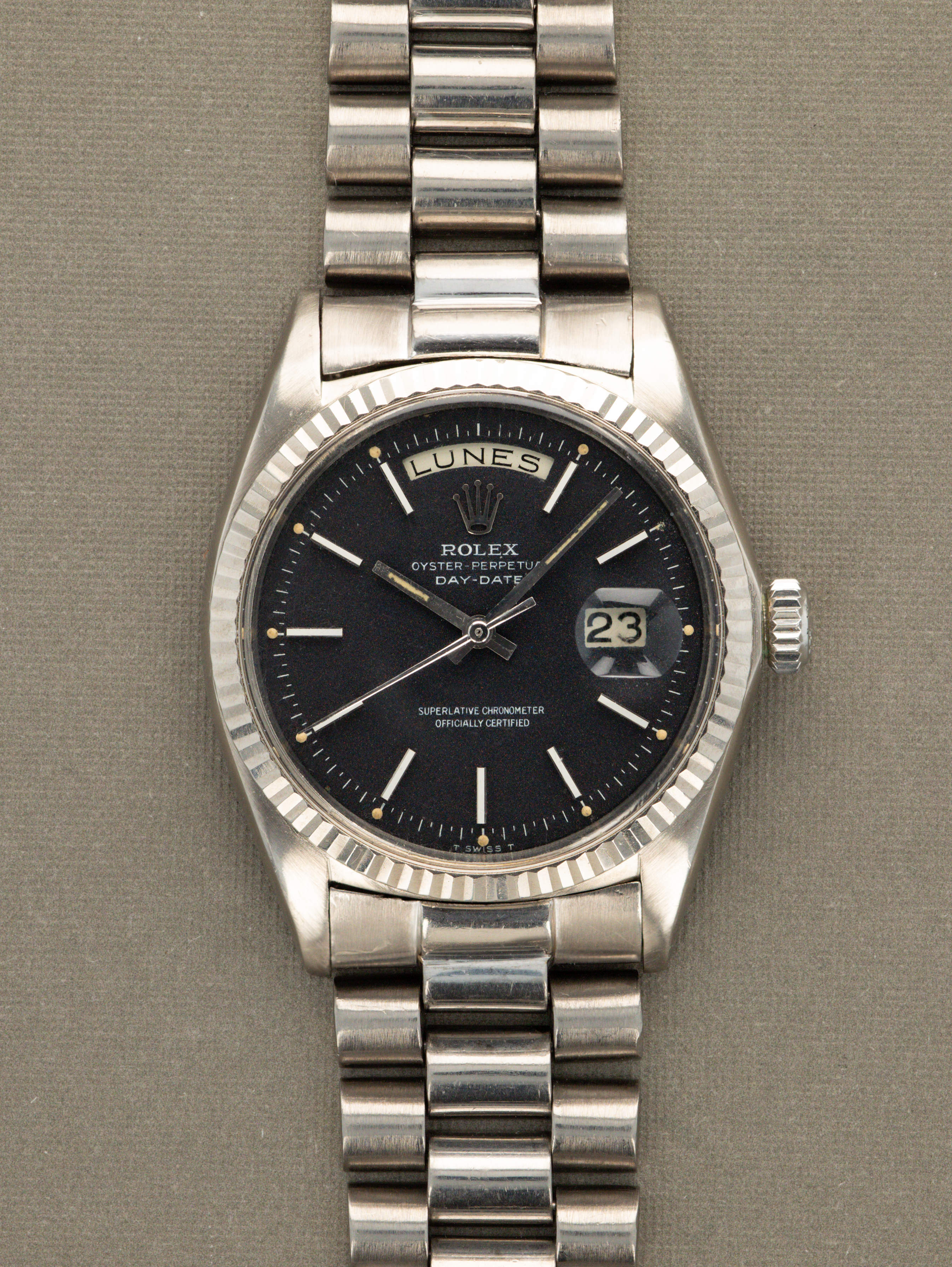 Rolex Day-Date Ref. 1803/9 - Black 'Confetti' Dial