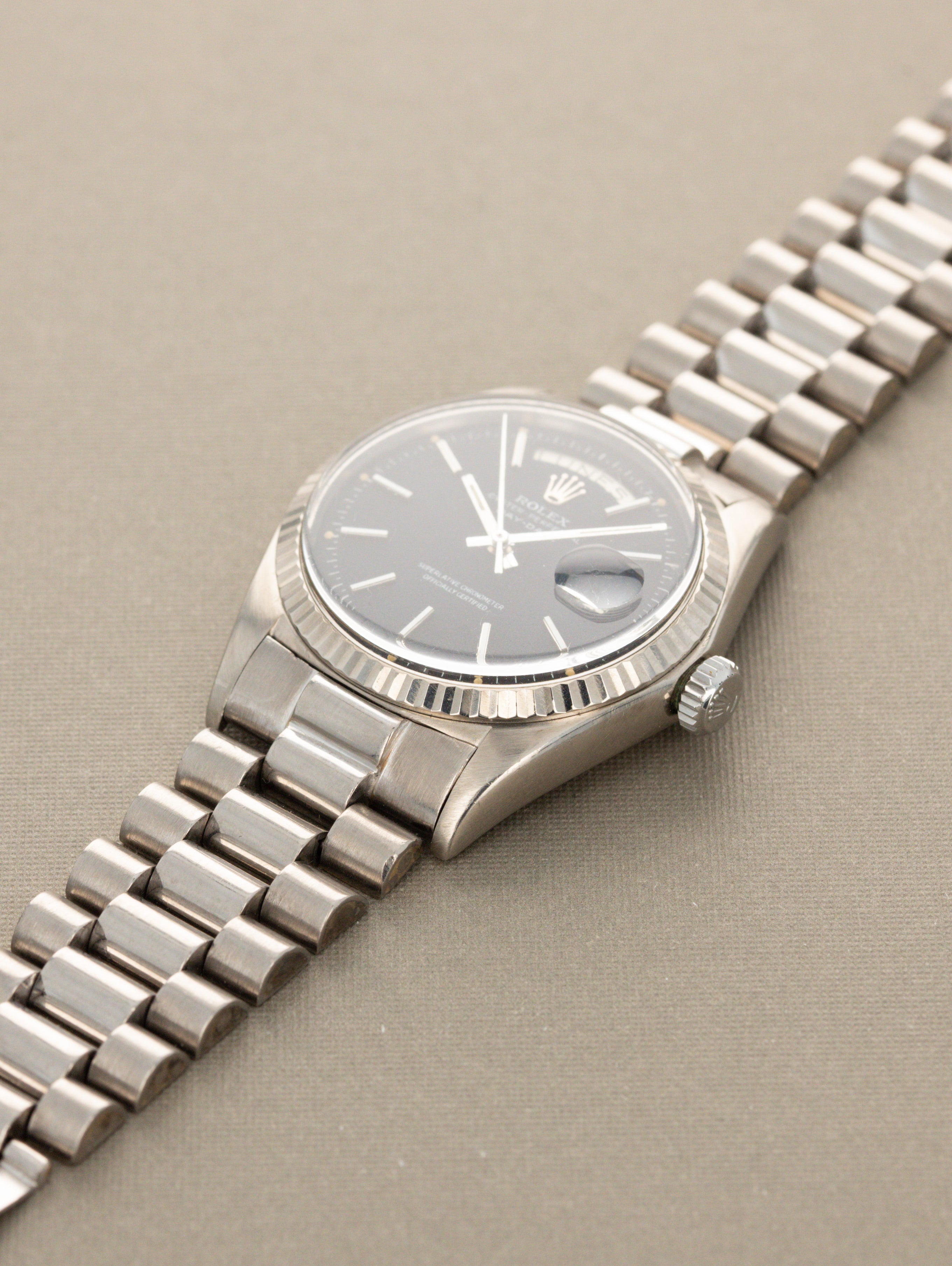 Rolex Day-Date Ref. 1803/9 - Black 'Confetti' Dial
