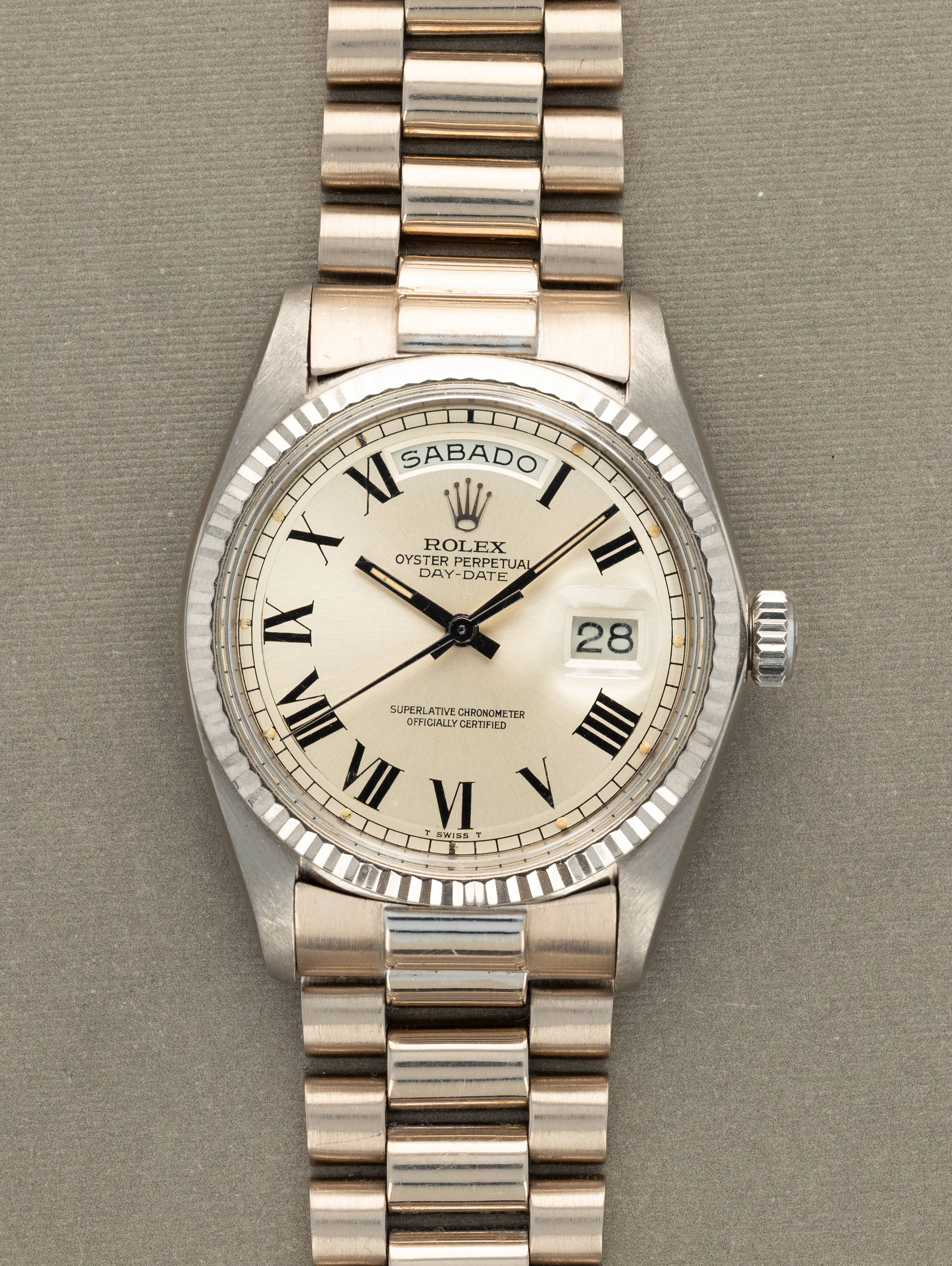 Rolex Day-Date Ref. 1803/9 - Sunburst Silver 'Buckley' Dial